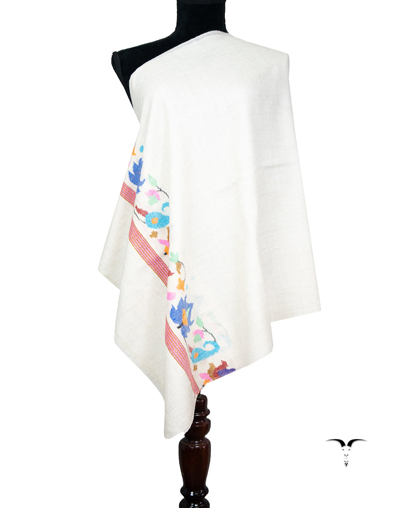 white kani stole 9431