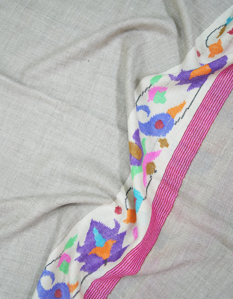 light natural kani stole 9432