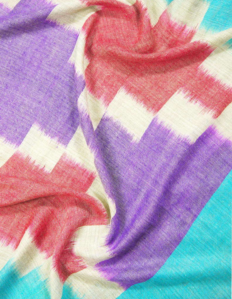 multi-colored ekat stole 9452