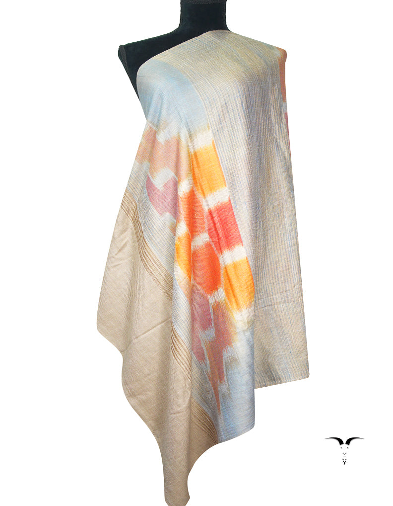 multi-colored ekat shawl 9458