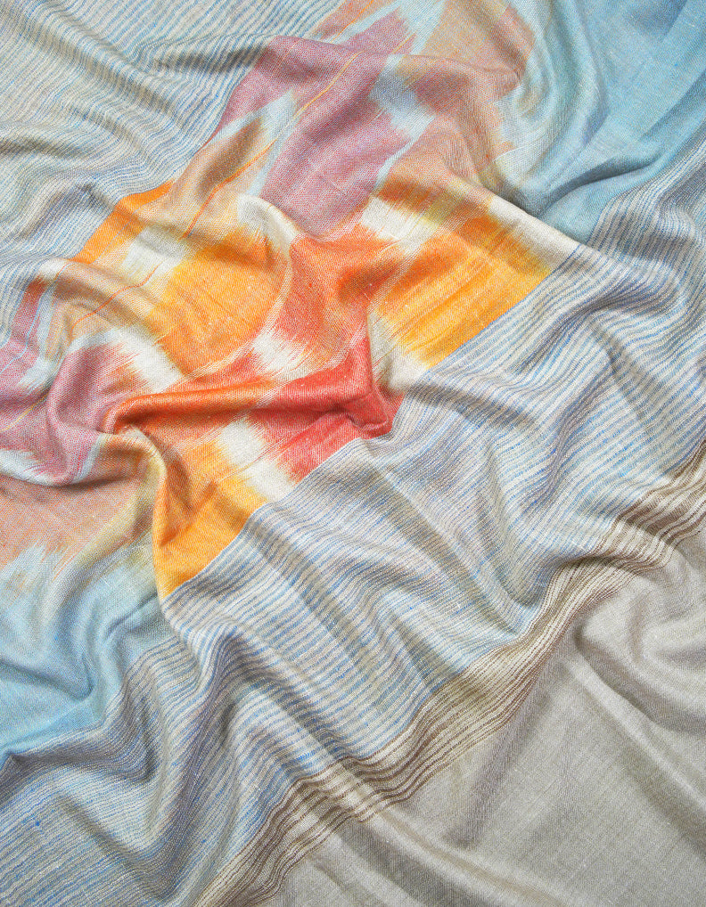 multi-colored ekat shawl 9458