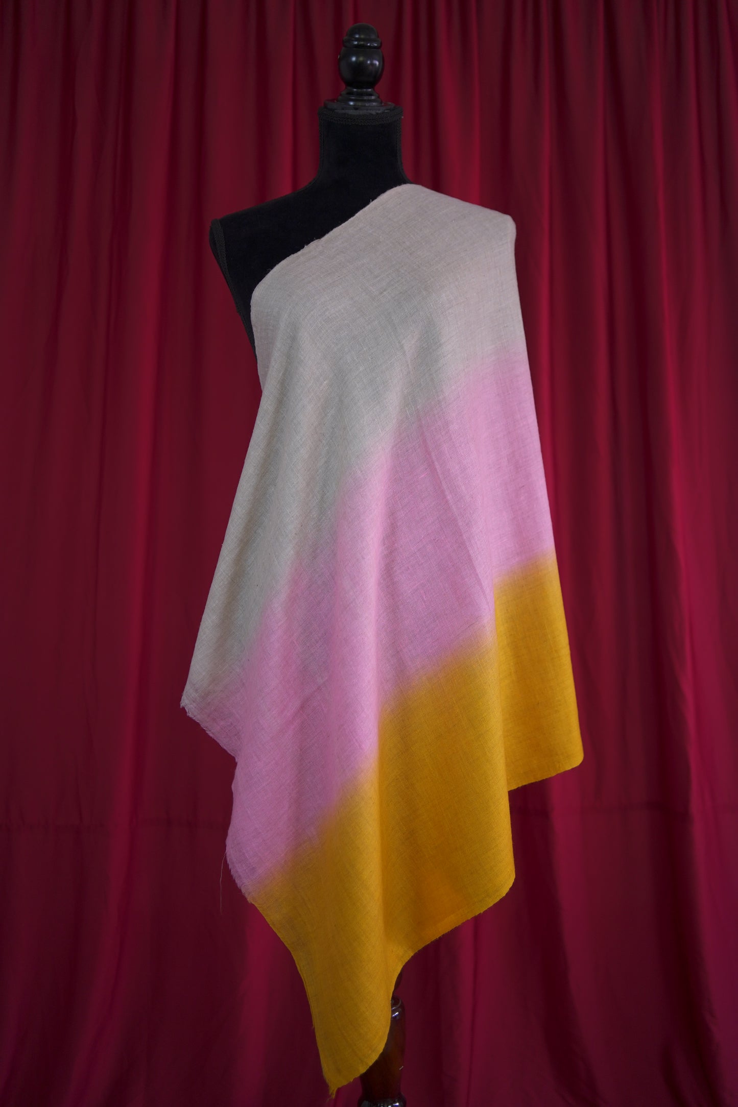 ombre pure pashmina stole 9470