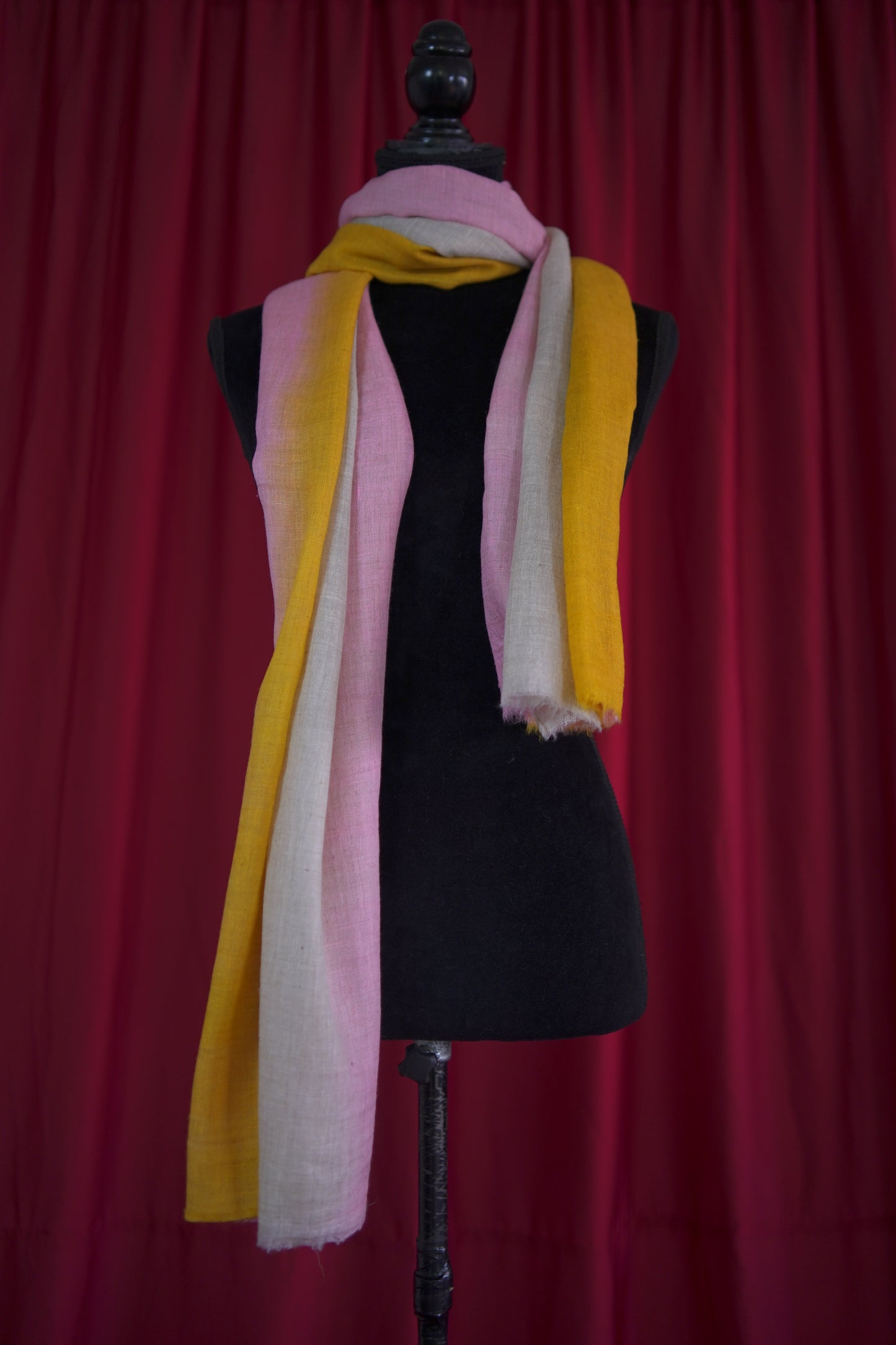 ombre pure pashmina stole 9470