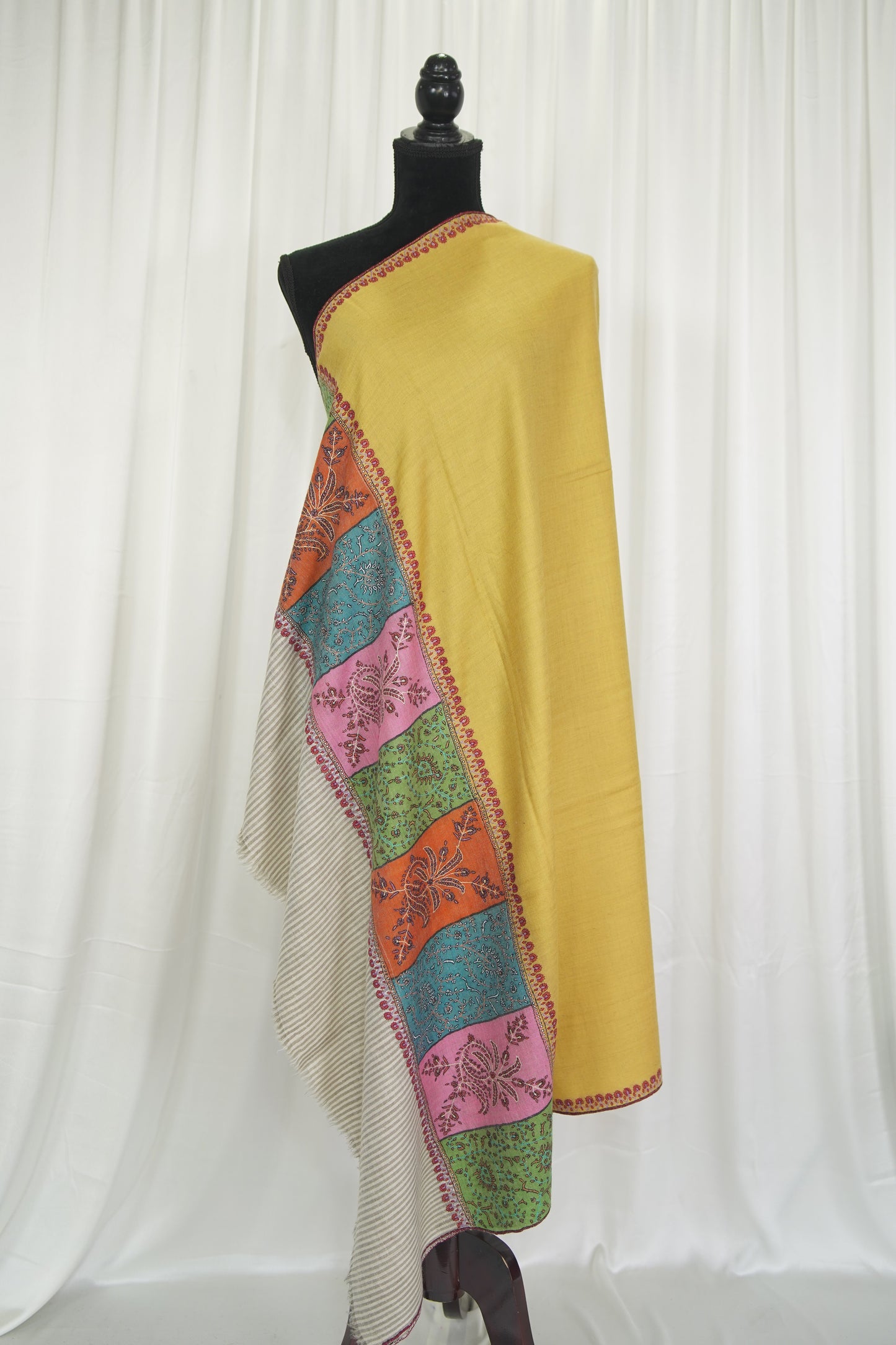 tuscany GI embroidery pashmina shawl 9476