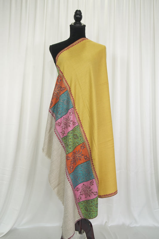 tuscany GI embroidery pashmina shawl 9476