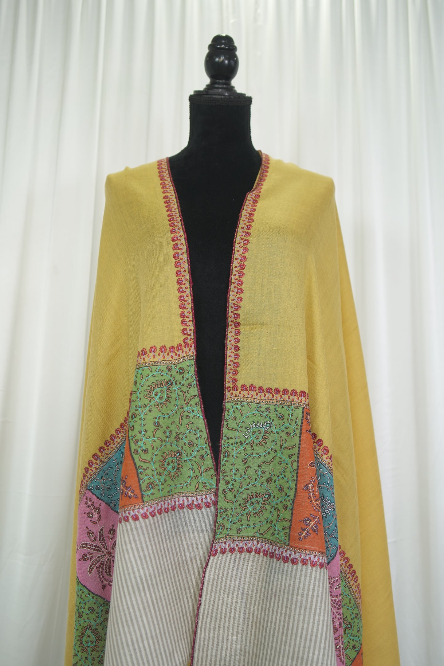tuscany GI embroidery pashmina shawl 9476