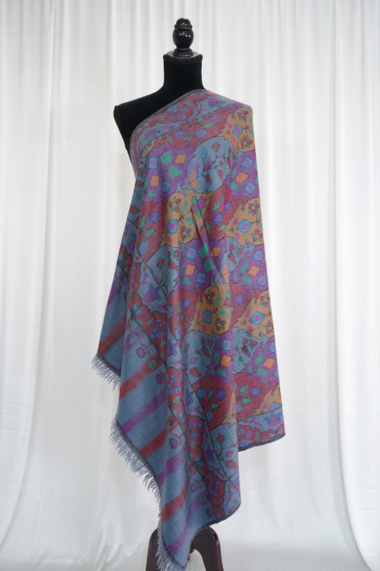 cool grey kani jamma shawl 9493