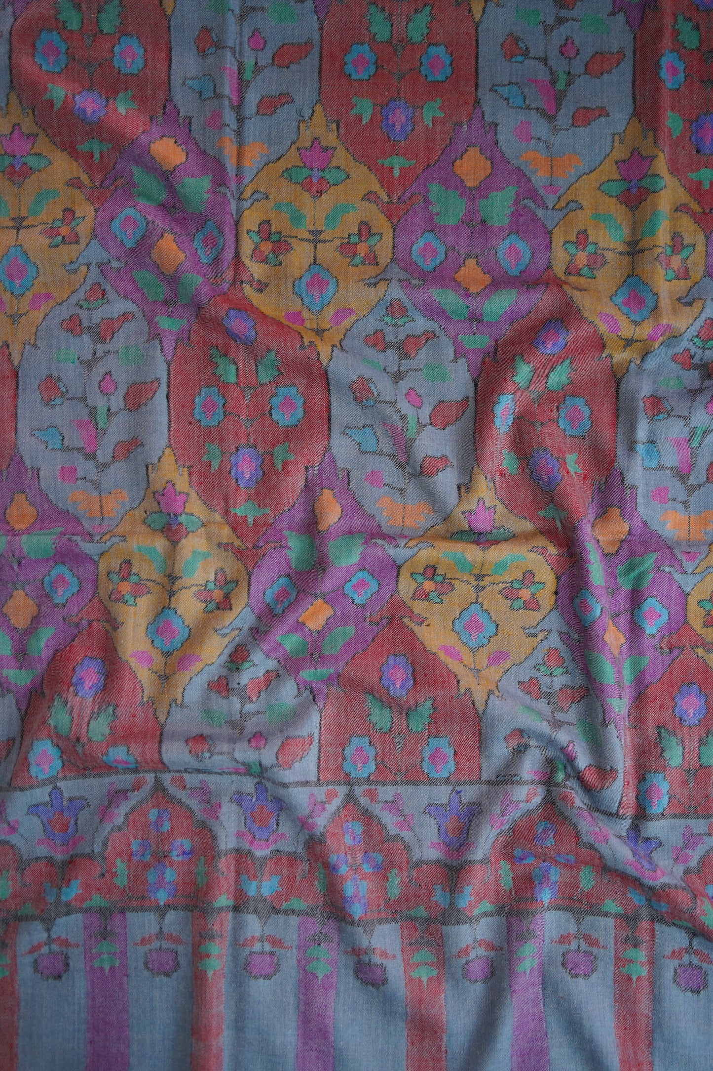 cool grey kani jamma shawl 9493