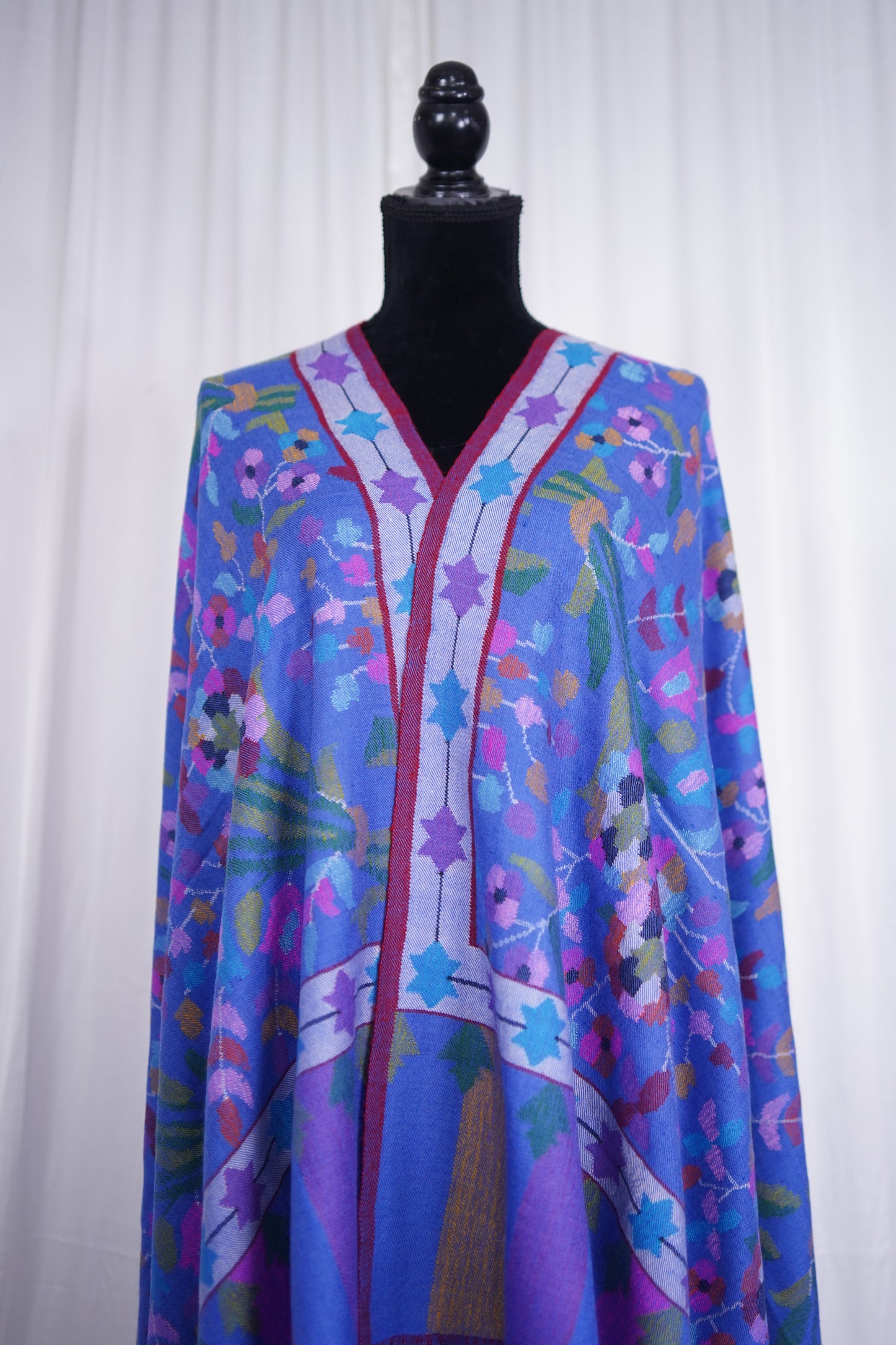 Blue kani jamma shawl 9509