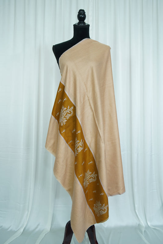 Pine embroidery pashmina shawl 9516