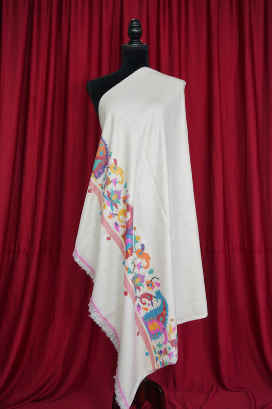 snow white kani palla shawl 9519