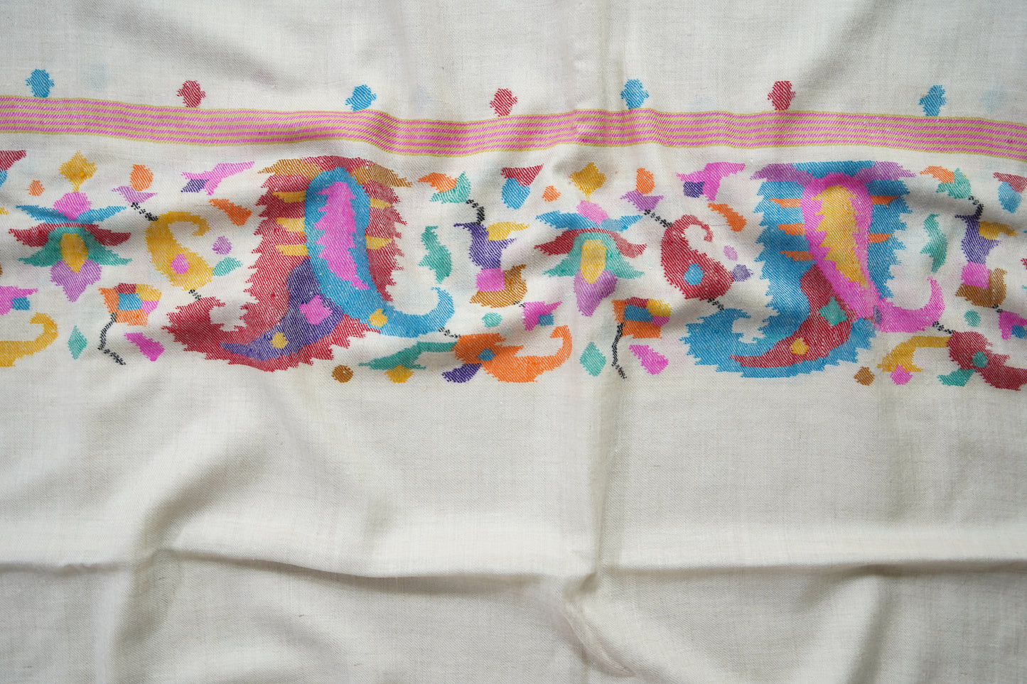 snow white kani palla shawl 9519