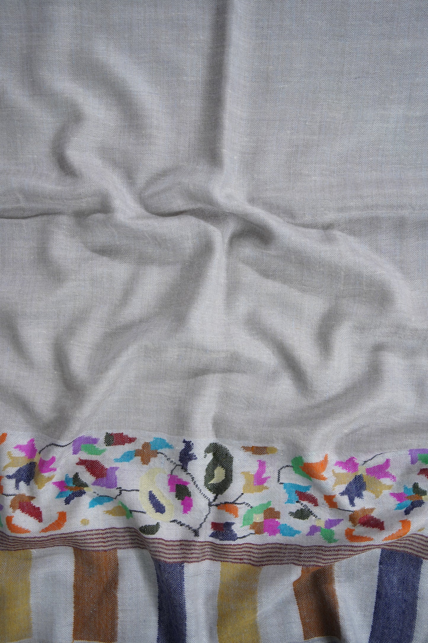 ice blue GI kani palla stole 9588