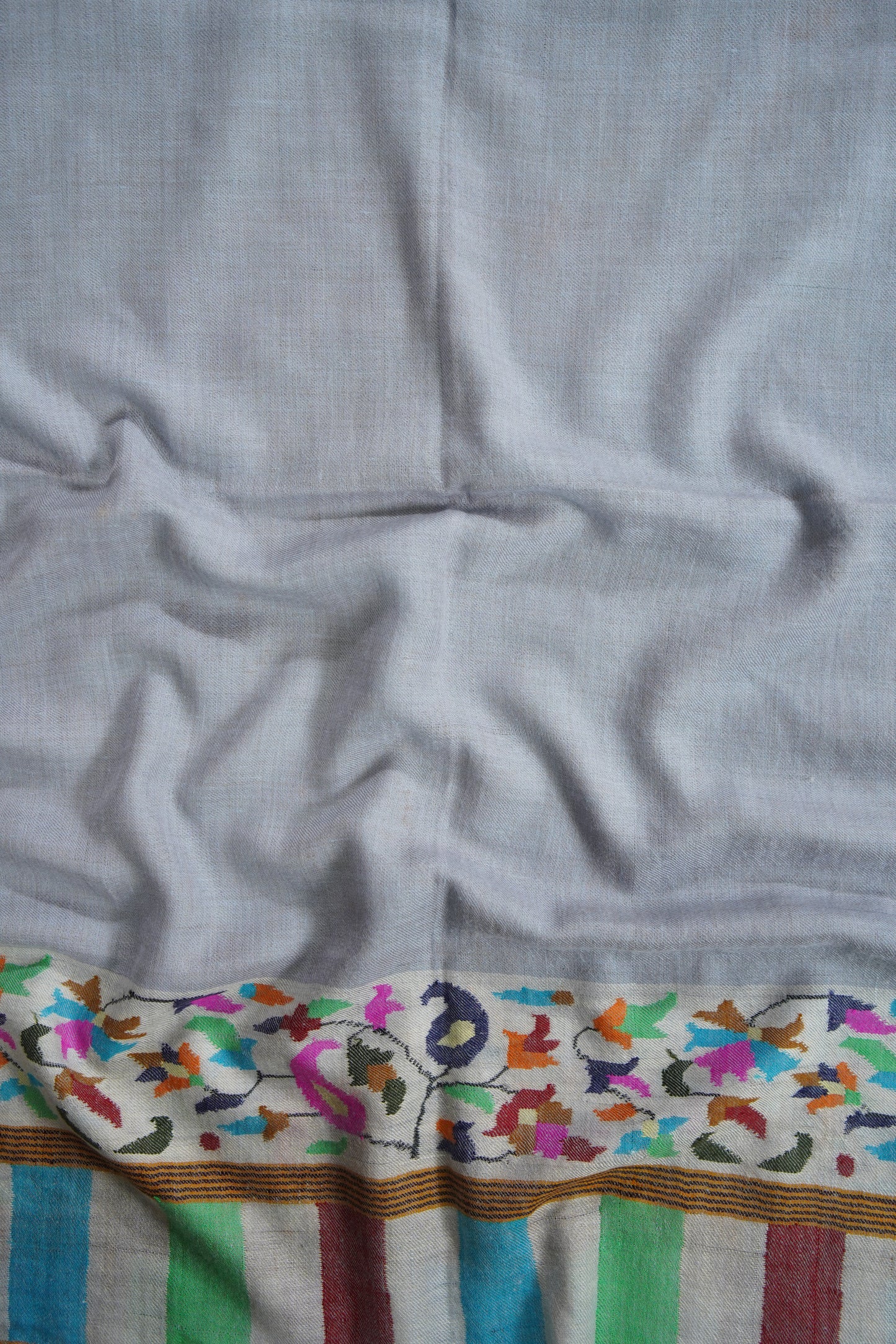 ice blue GI kani palla stole 9590