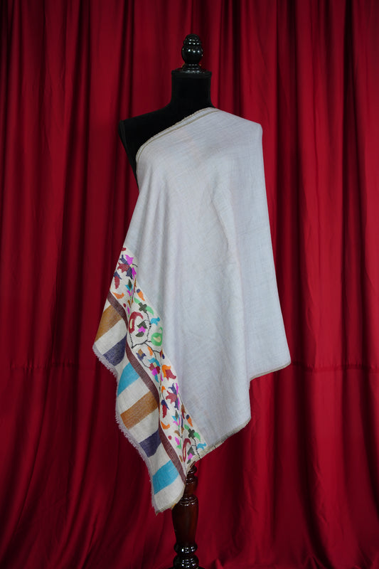 ice blue GI kani palla stole 9592