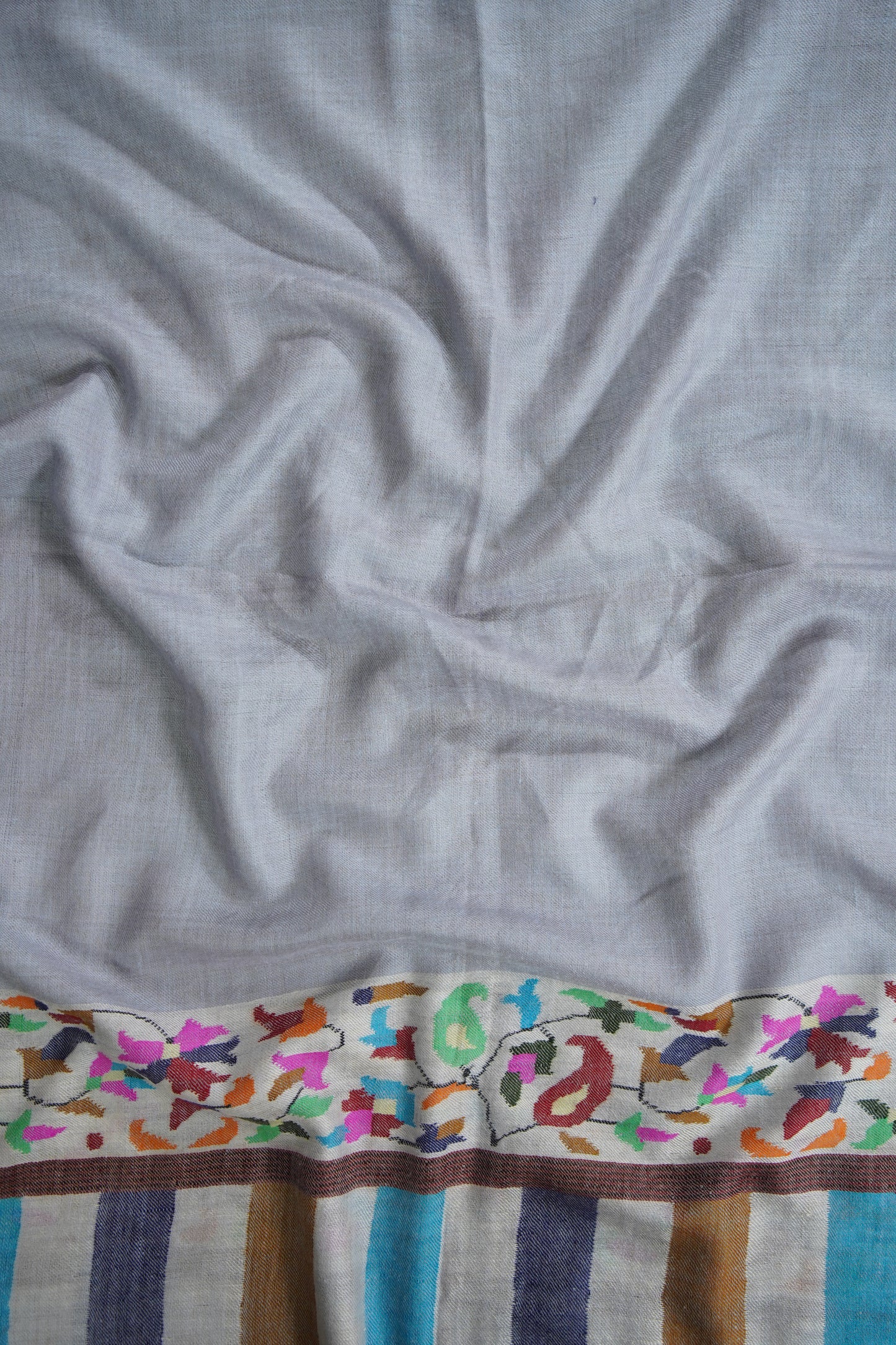 ice blue GI kani palla stole 9592