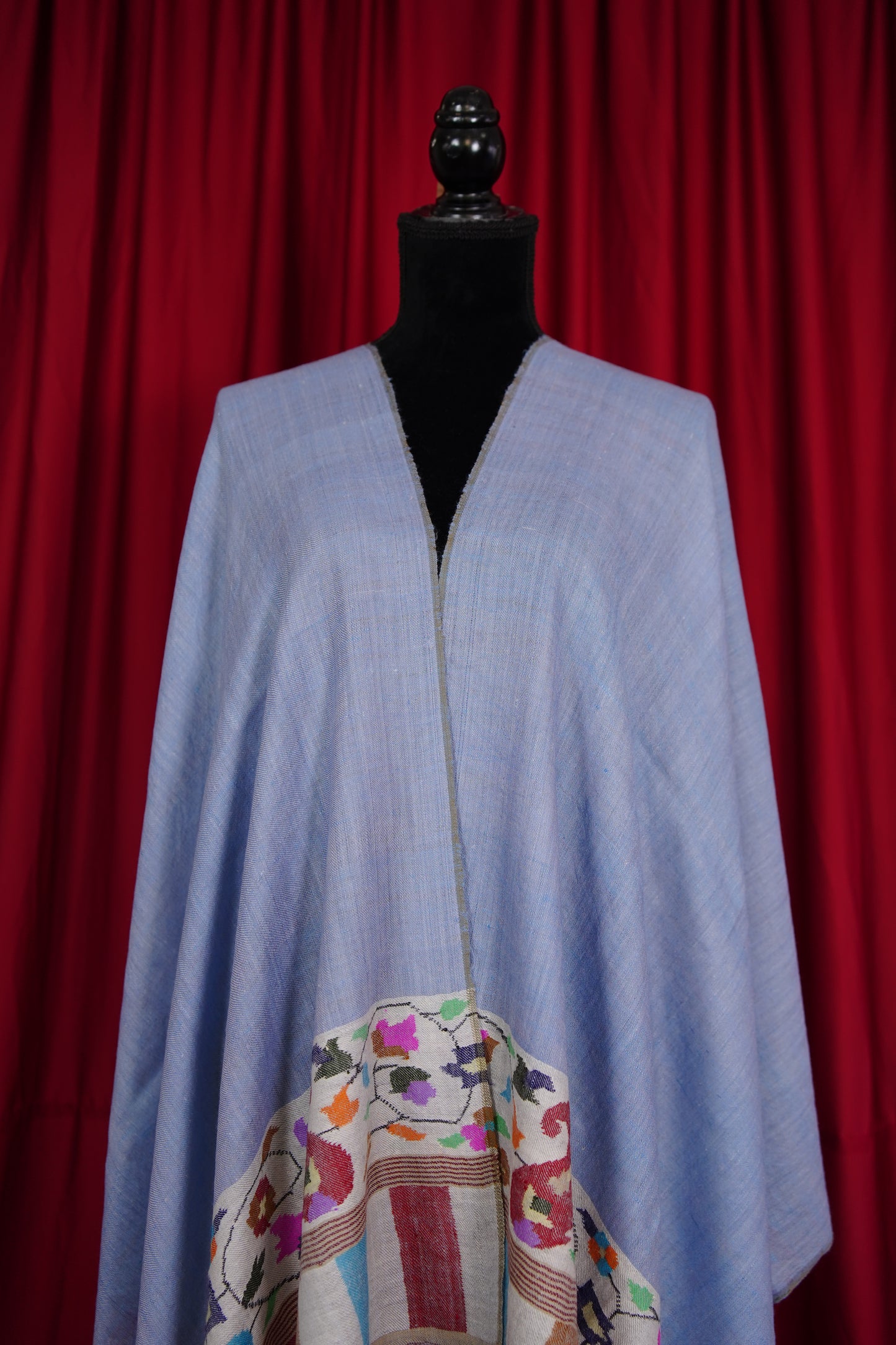 blue GI kani palla stole 9602