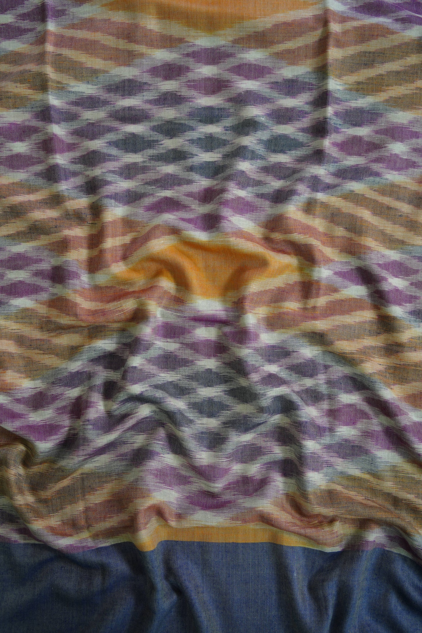 multi-coloured ekat design shawl 9605