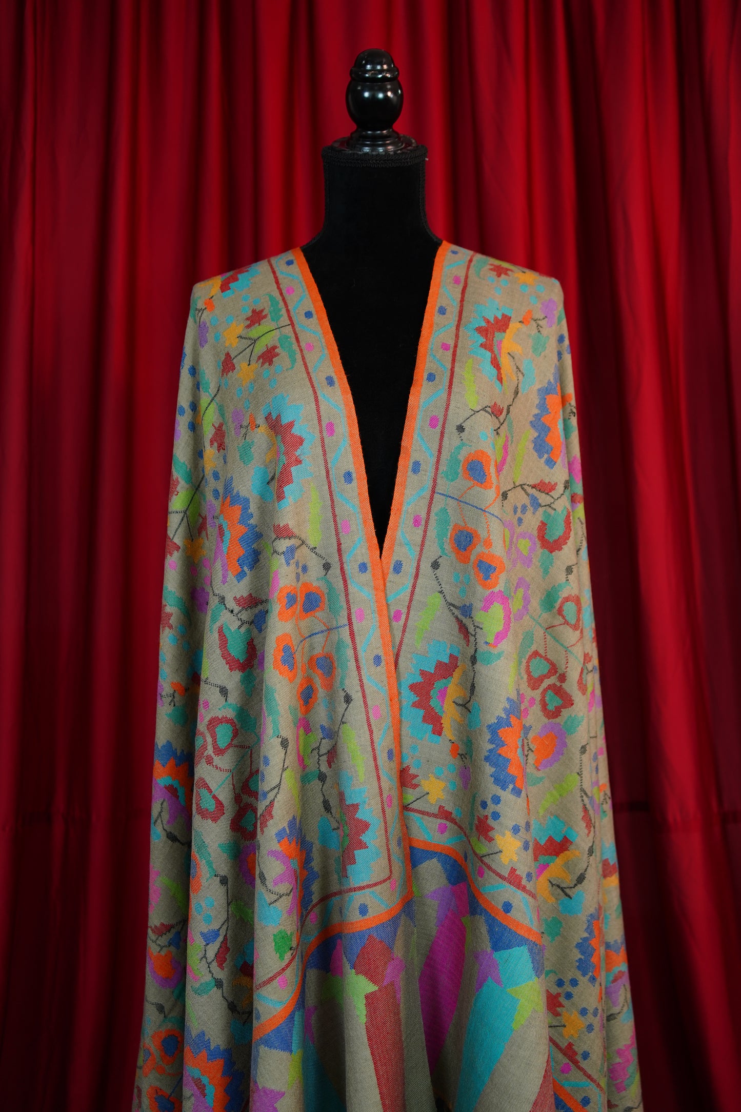 Natural kani jamma shawl 9615