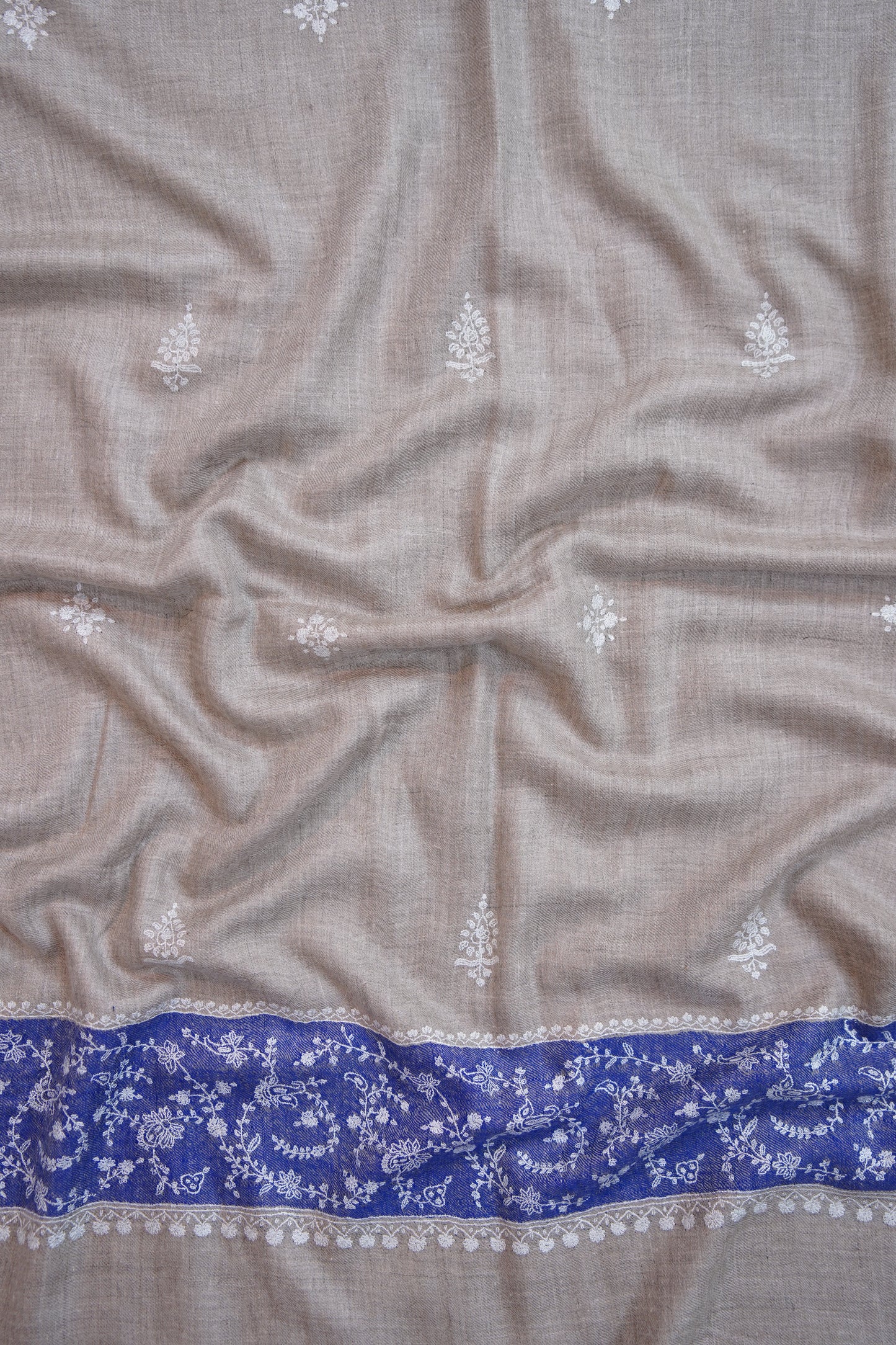 natural GI embroidery pashmina stole 9695