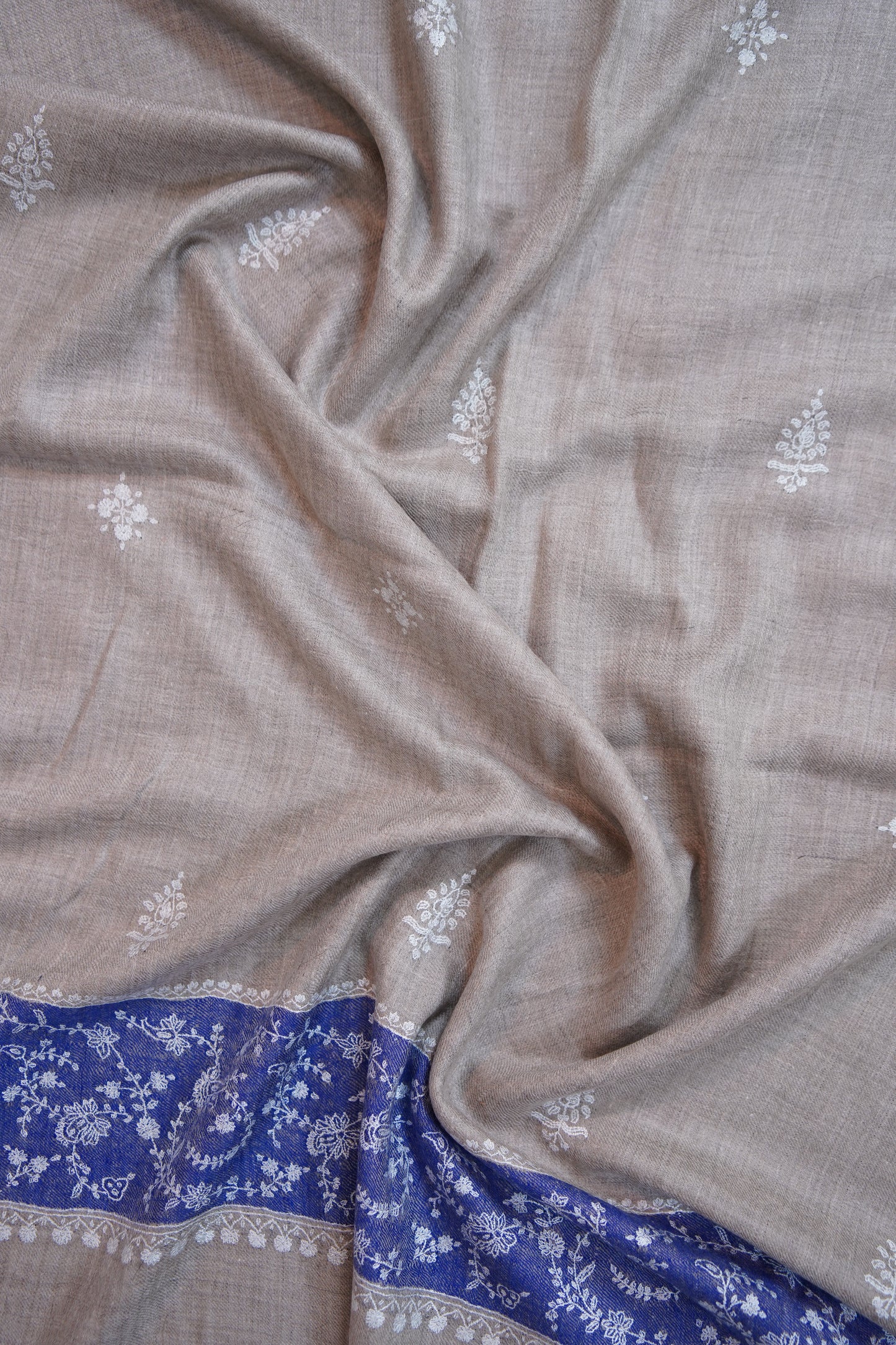 natural GI embroidery pashmina stole 9695