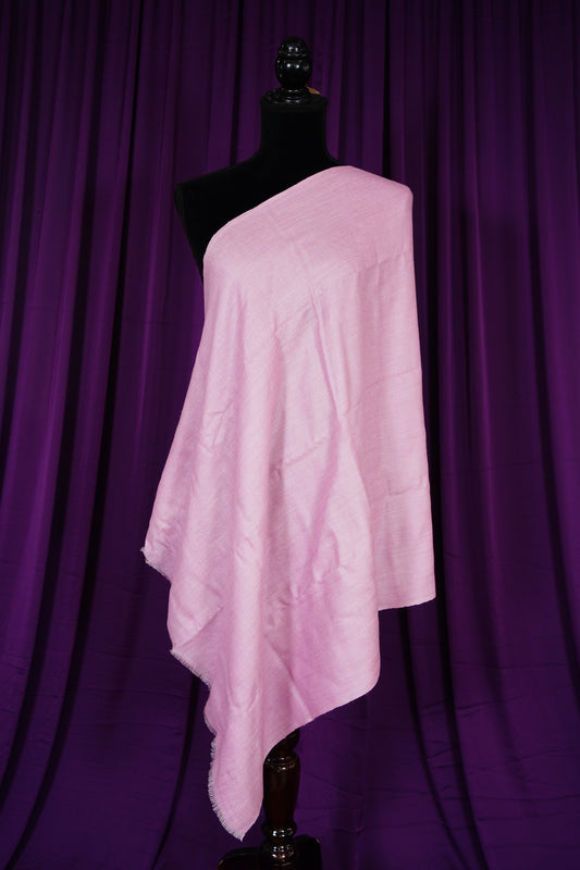 rose quartz solid pashmina stole