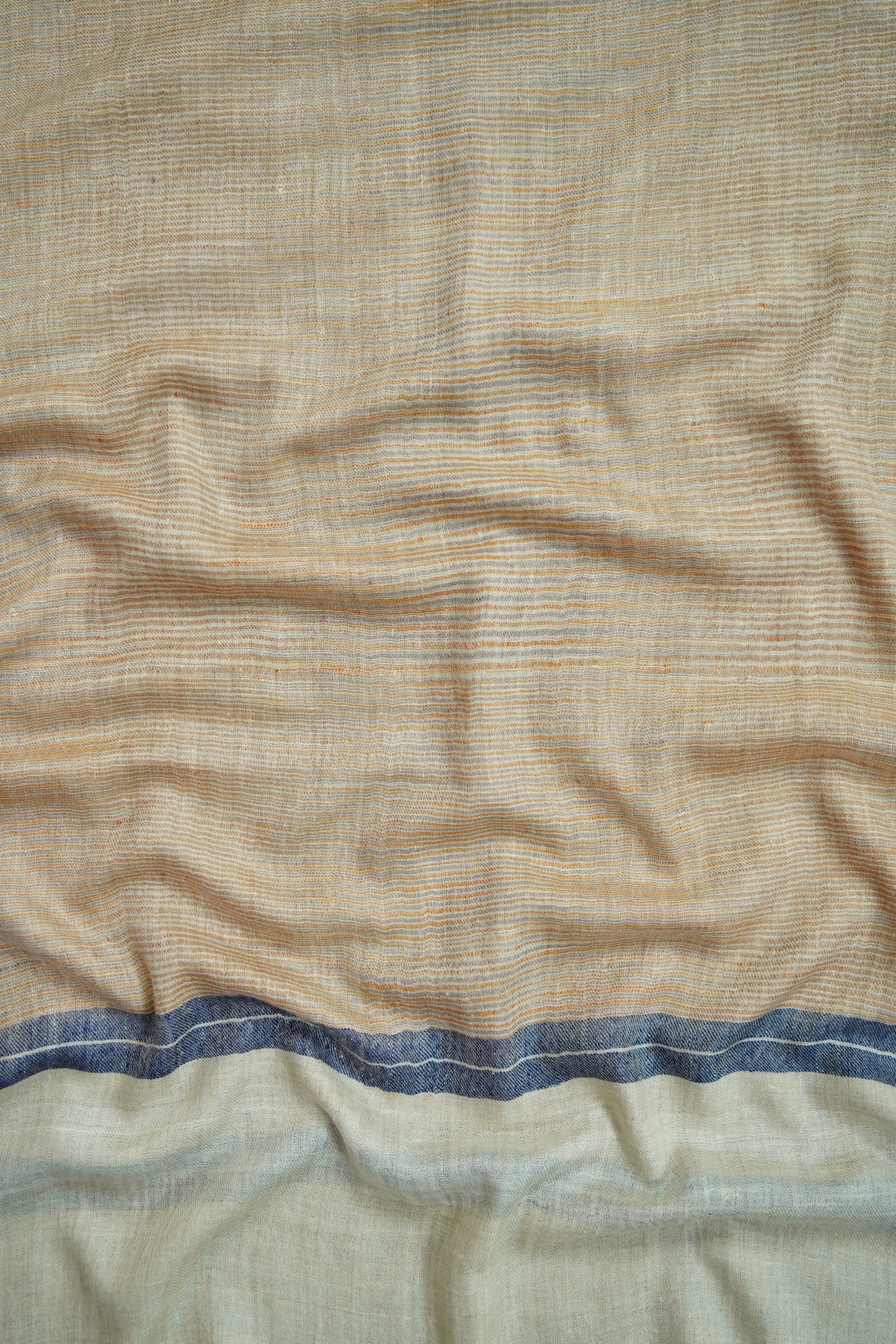 multi-coloured striped pashmina stole 9731