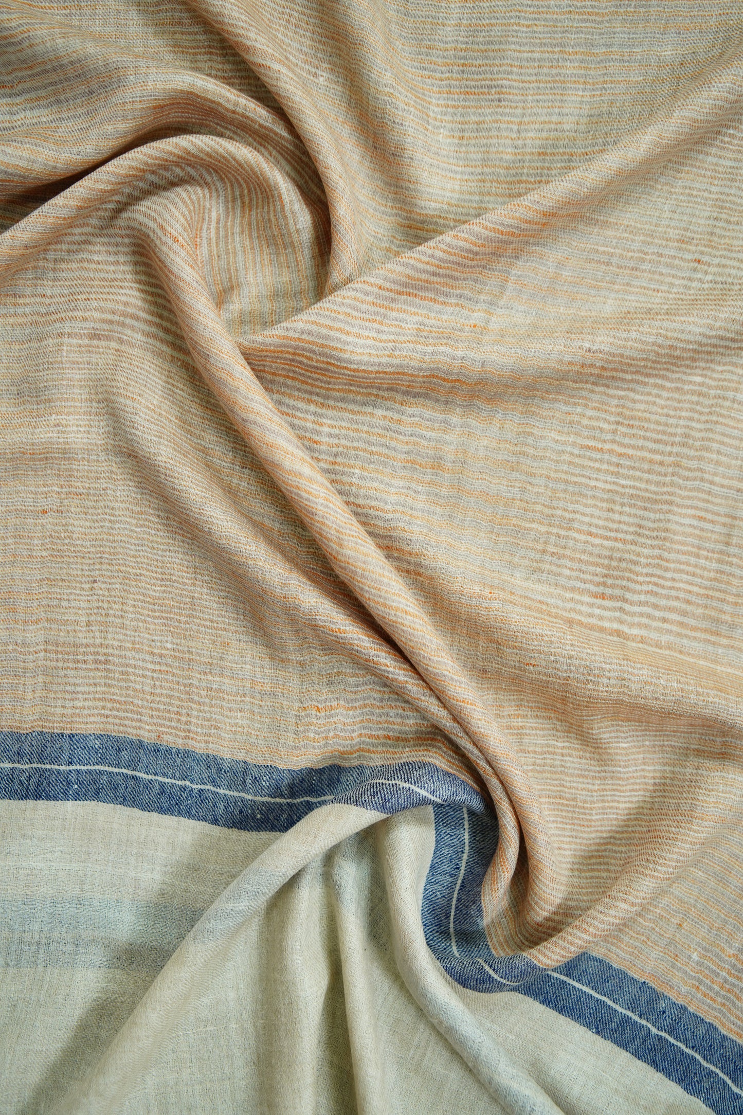 multi-coloured striped pashmina stole 9731