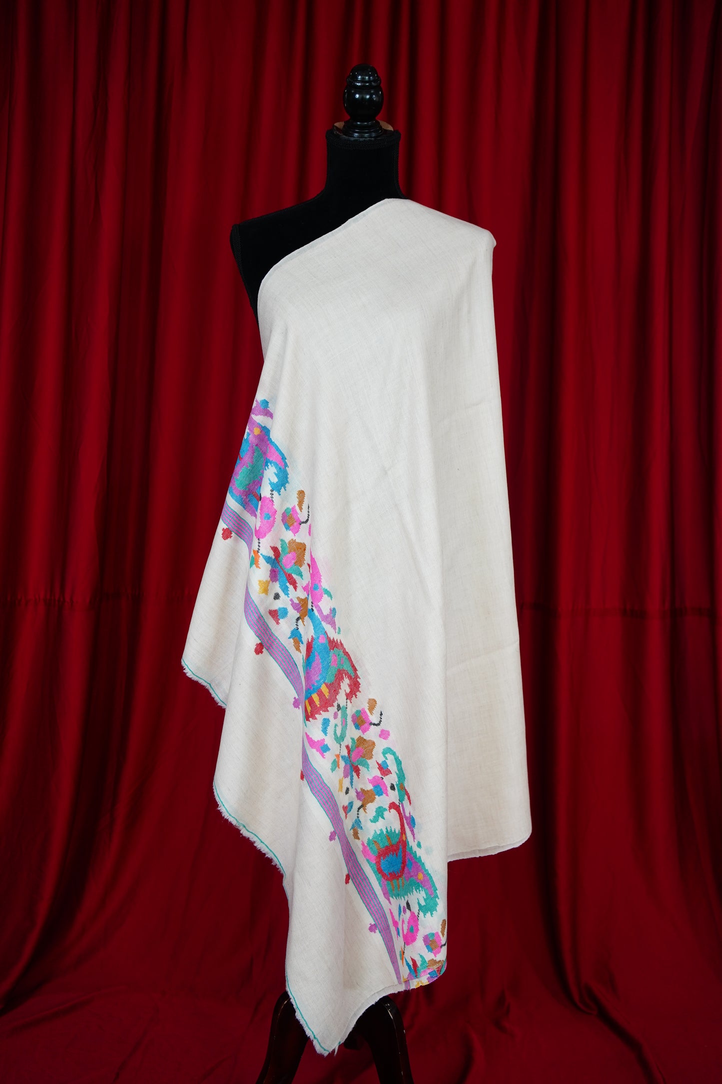 snow white kani palla shawl 9762