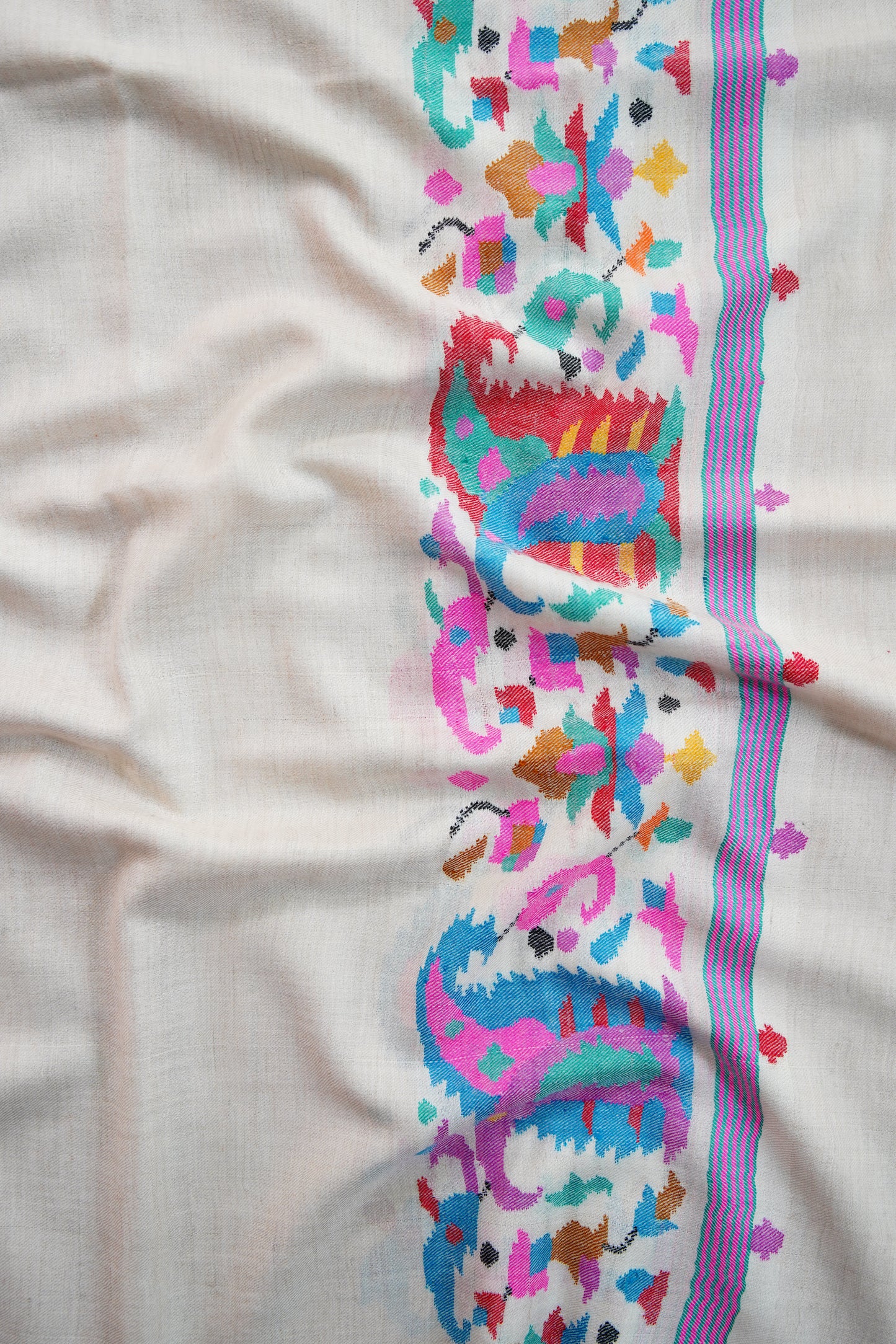 snow white kani palla shawl 9762