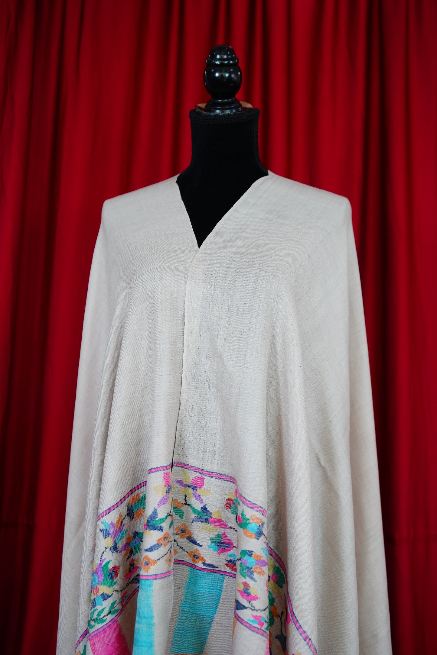 ice blue kani palla shawl 9764