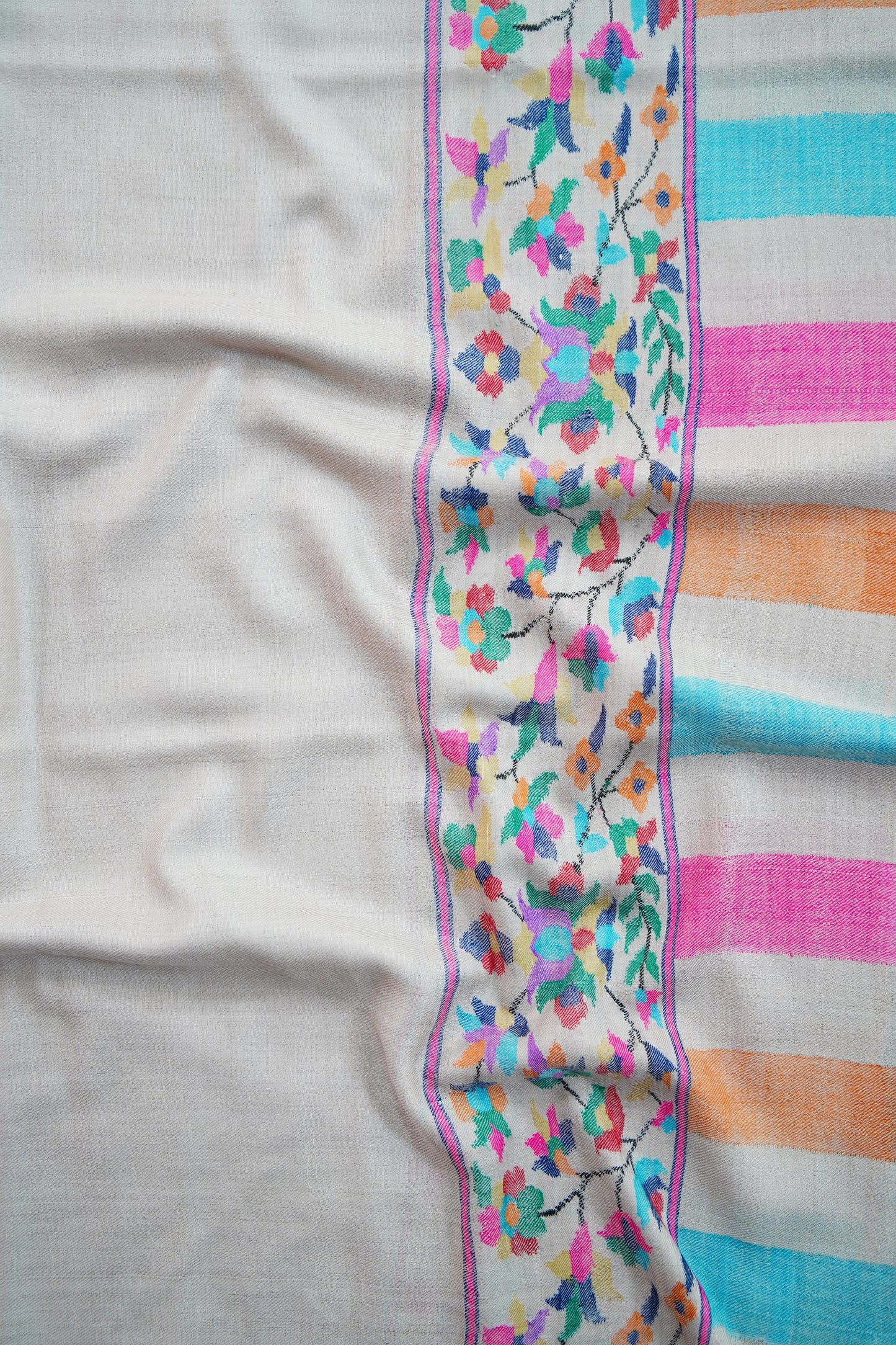 ice blue kani palla shawl 9764