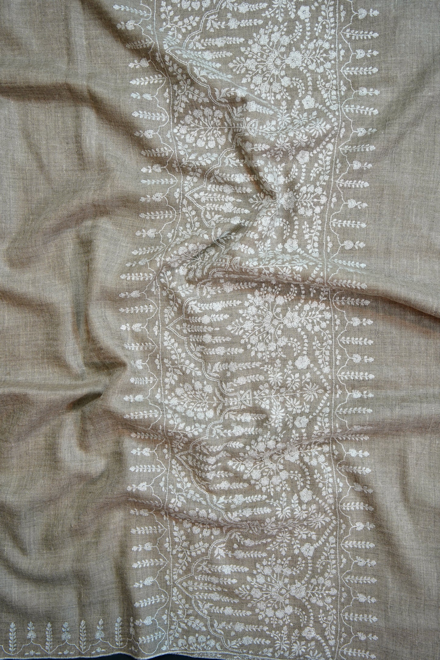 natural GI embroidery pashmina shawl 9794