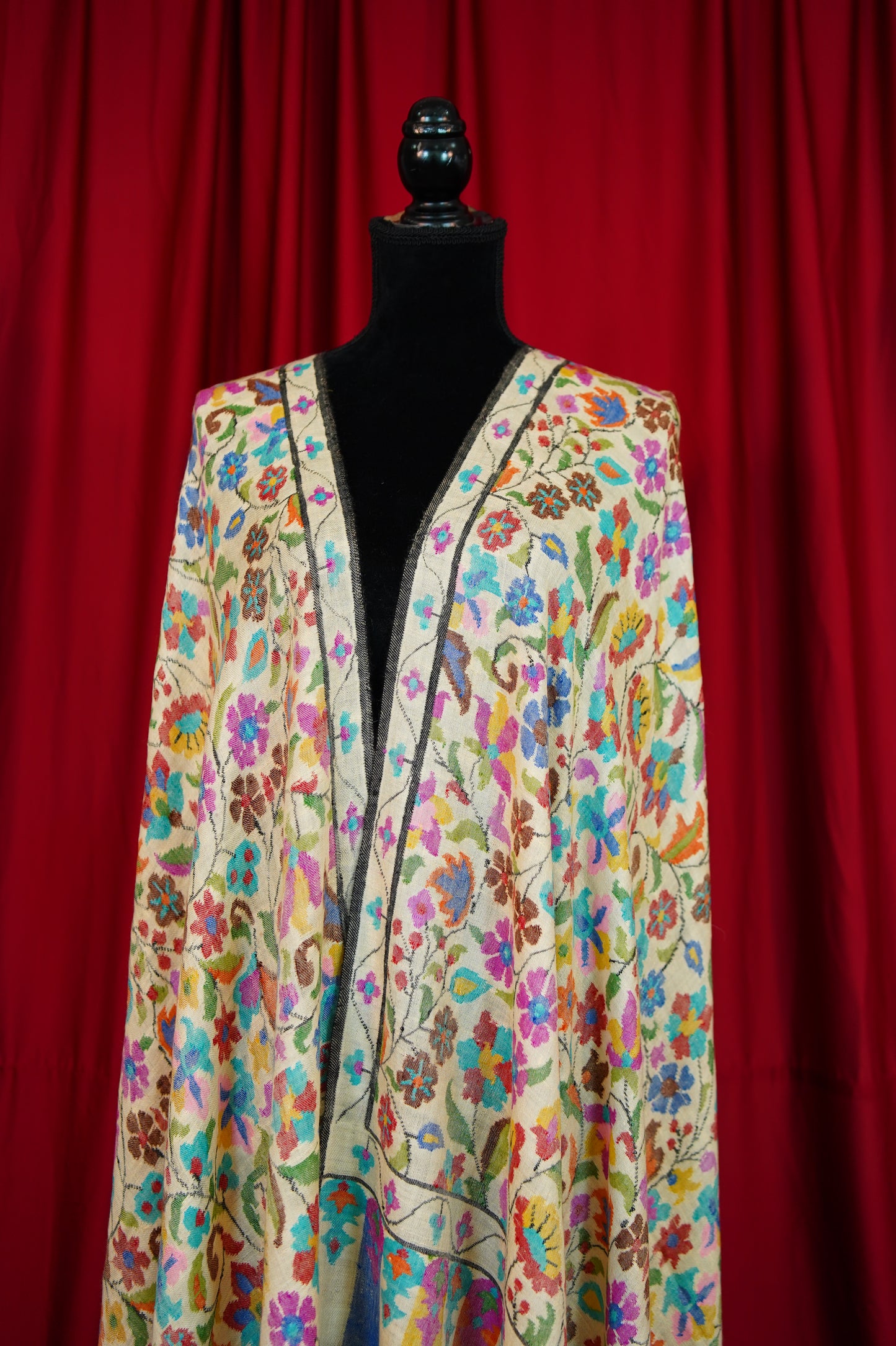 banana yellow GI kani jamma pashmina shawl 9865