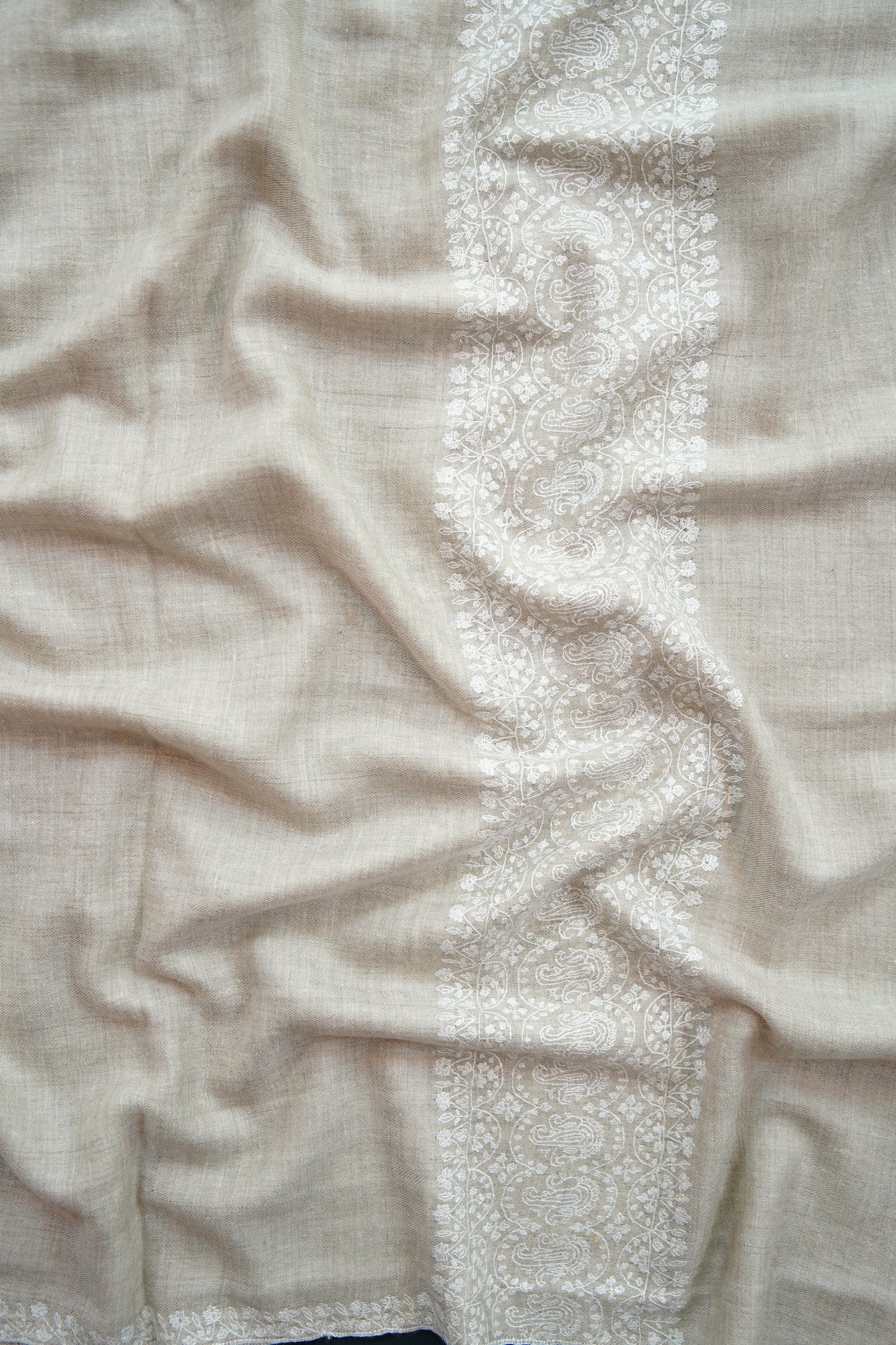 off-white GI embroidery pashmina shawl 9879