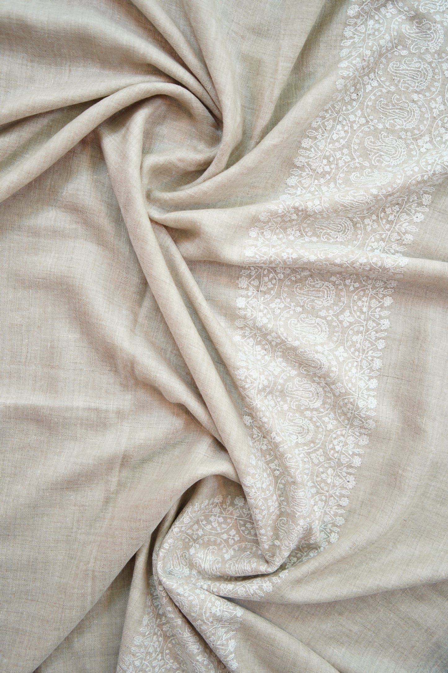 off-white GI embroidery pashmina shawl 9879