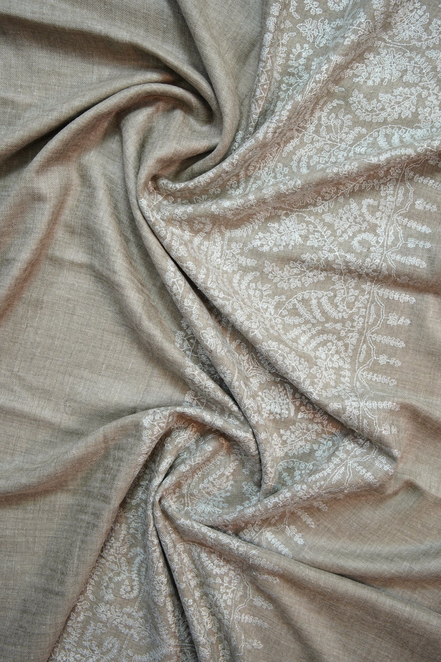 natural GI embroidery pashmina shawl 9901