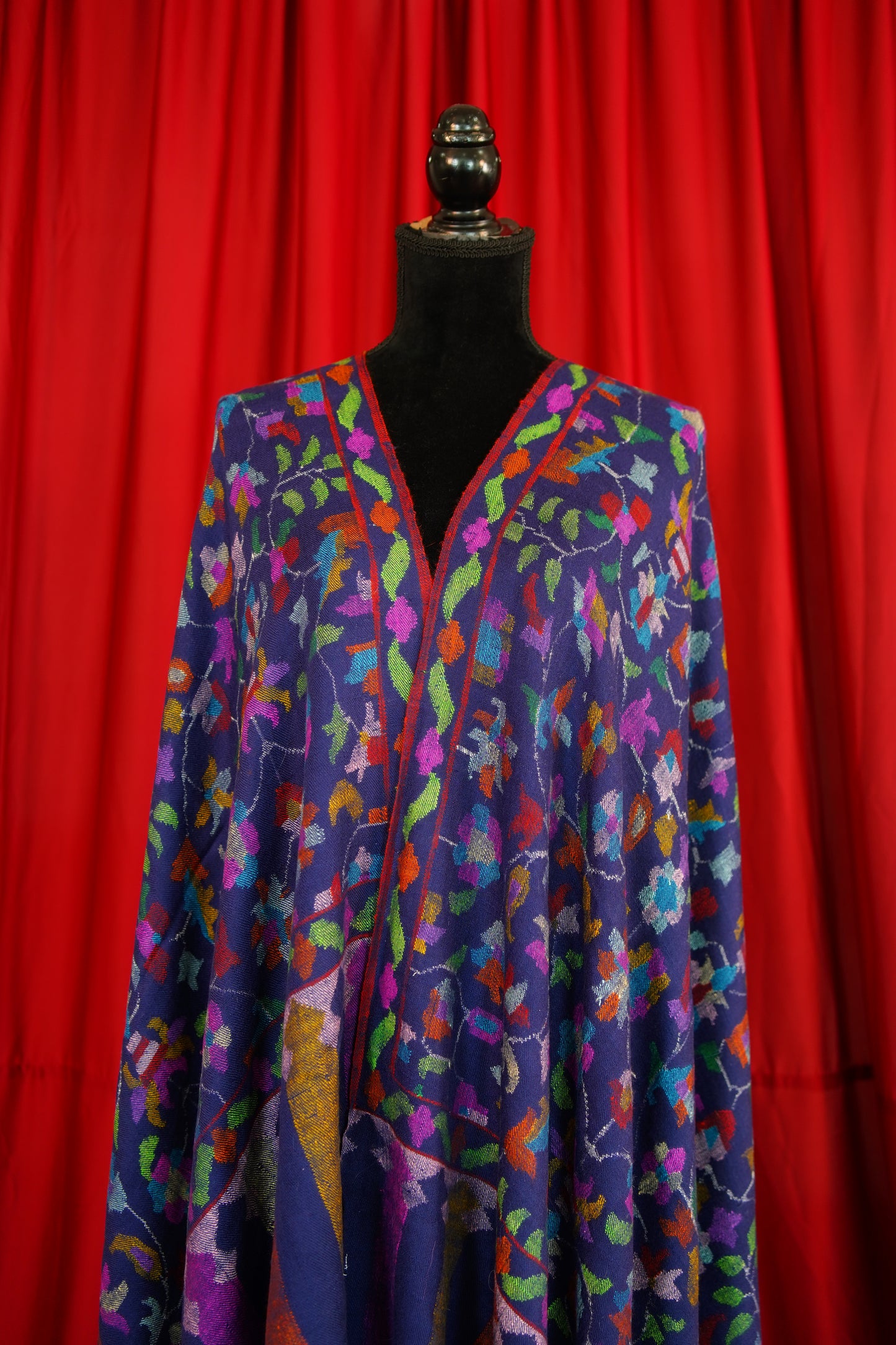 blue GI kani jamma pashmina shawl 9930