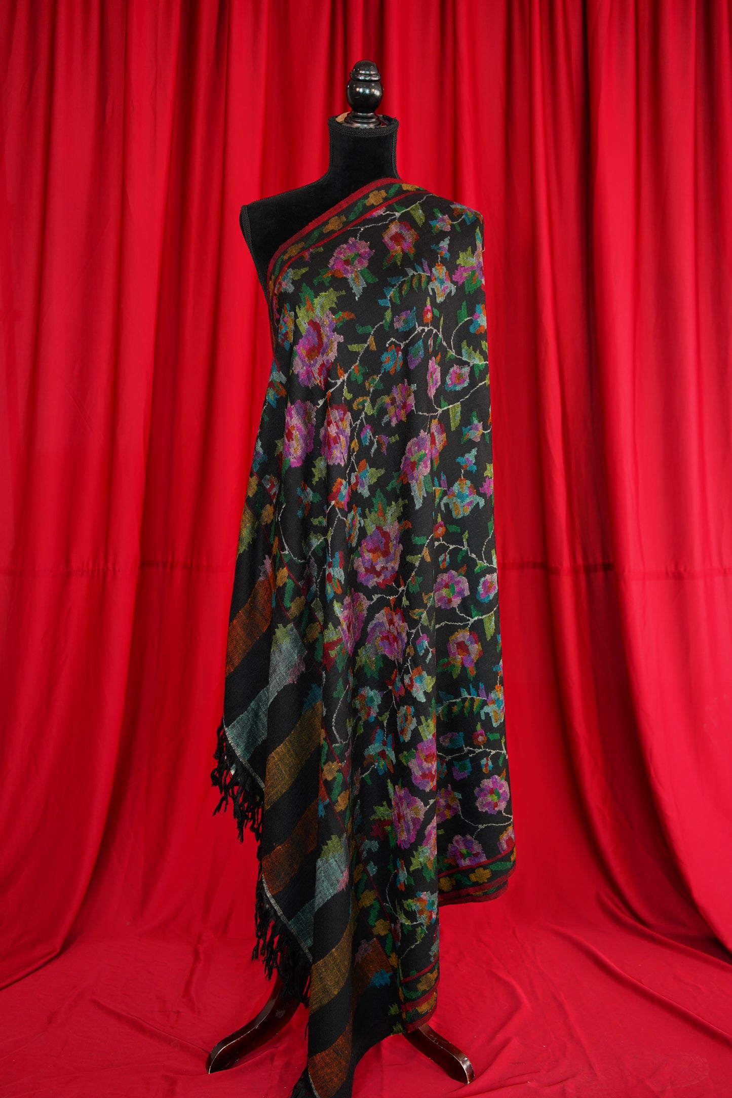 black GI kani jamma pashmina shawl 9949