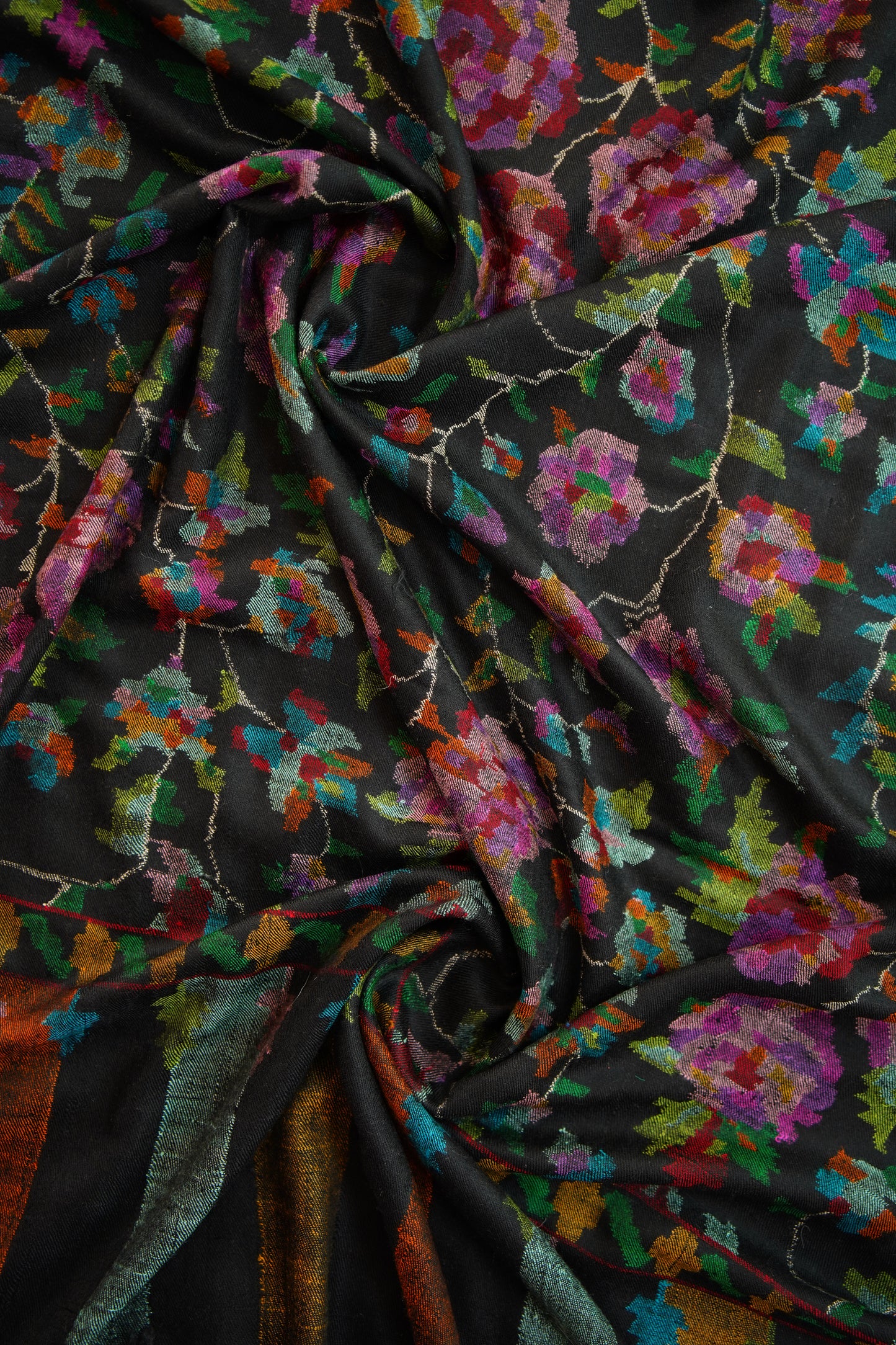 black GI kani jamma pashmina shawl 9949