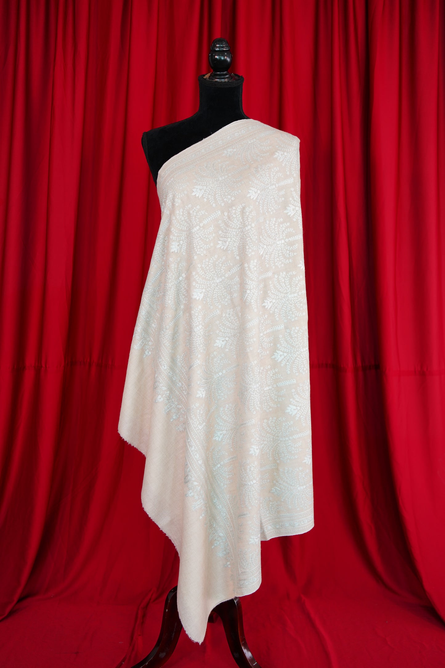 off-white GI embroidery pashmina shawl 9959