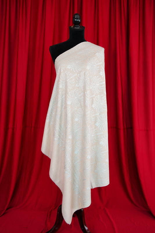 off-white GI embroidery pashmina shawl 9959