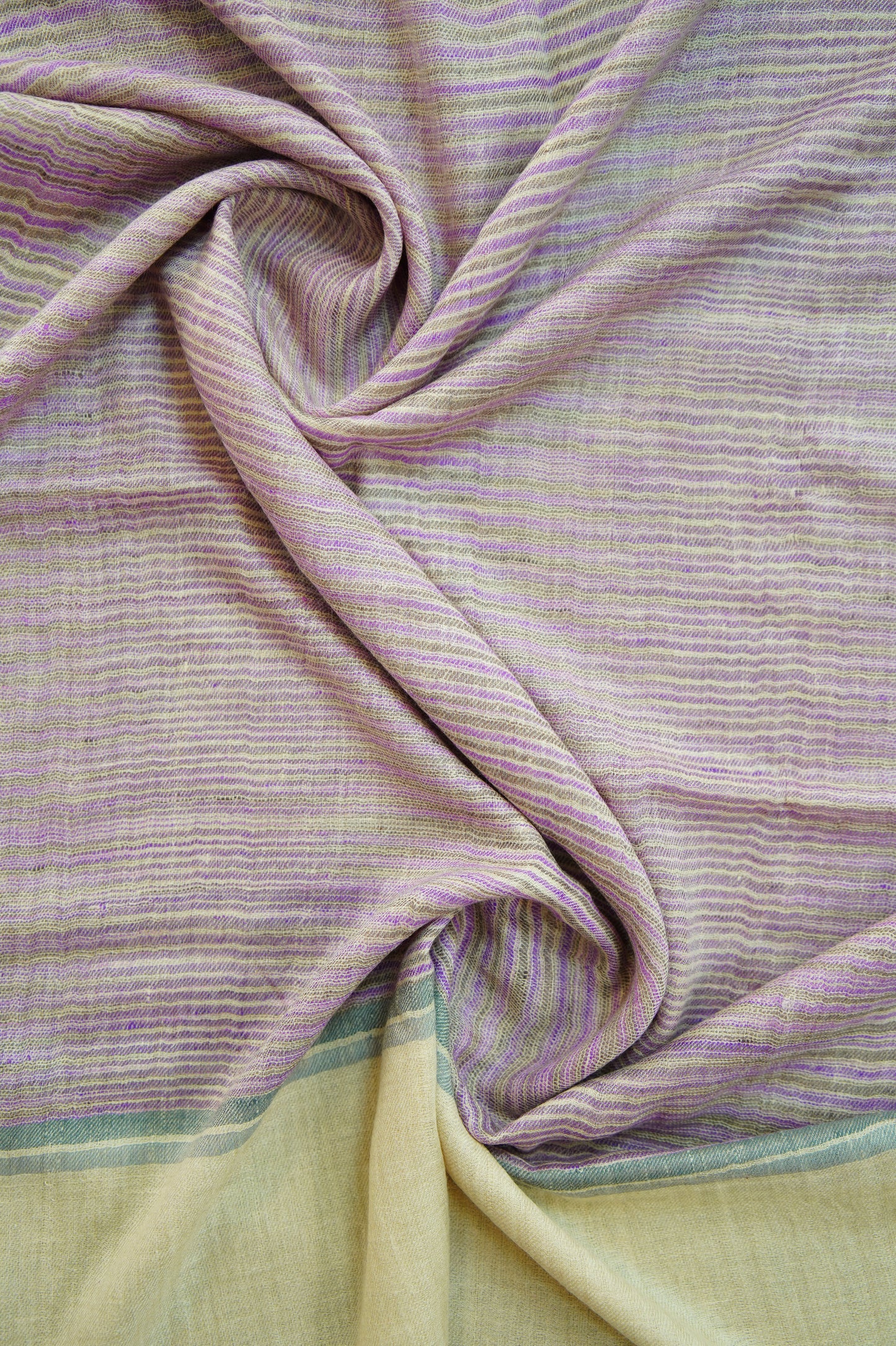multi-coloured striped pashmina stole 9987