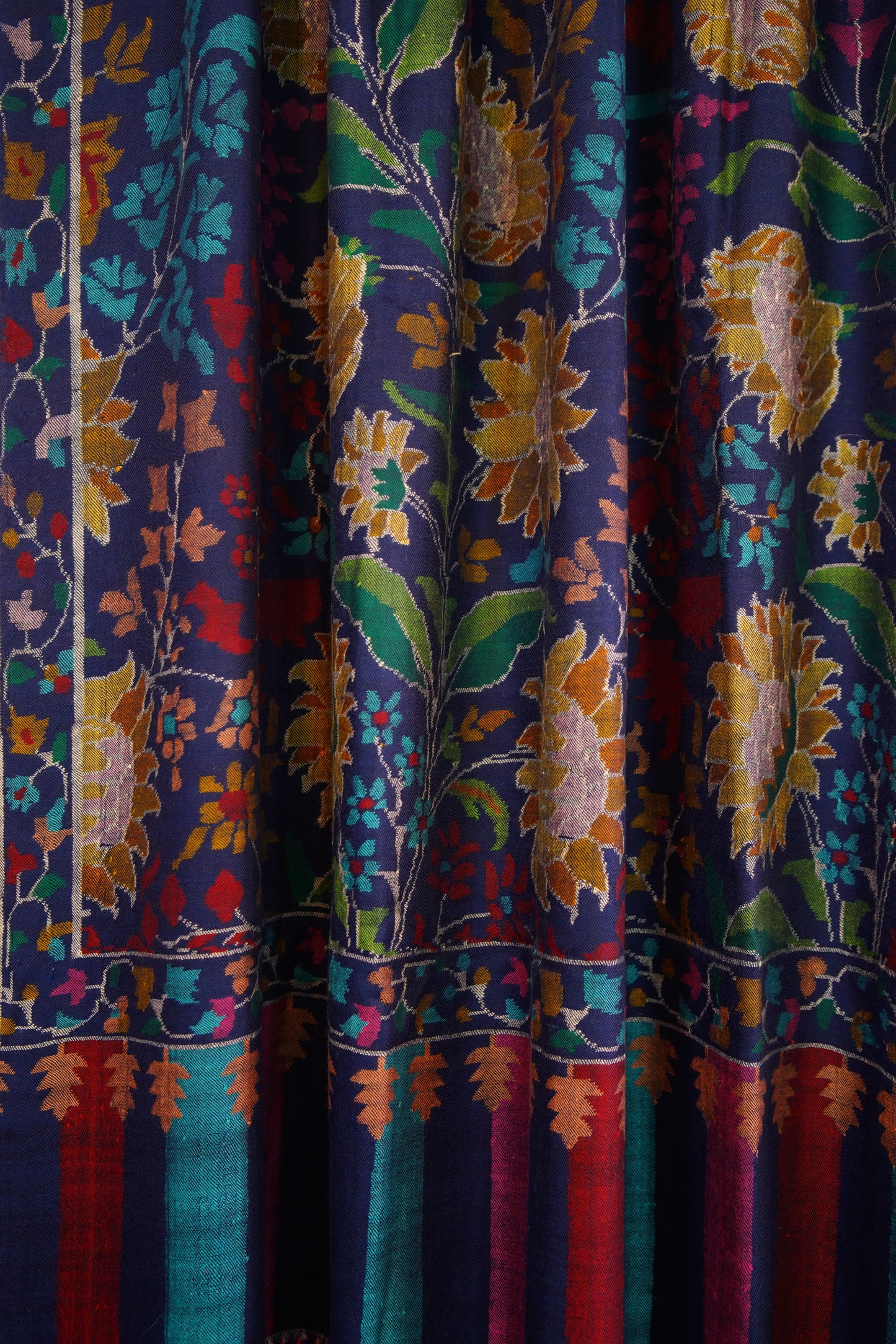 blue XL GI kani pashmina shawl 9992