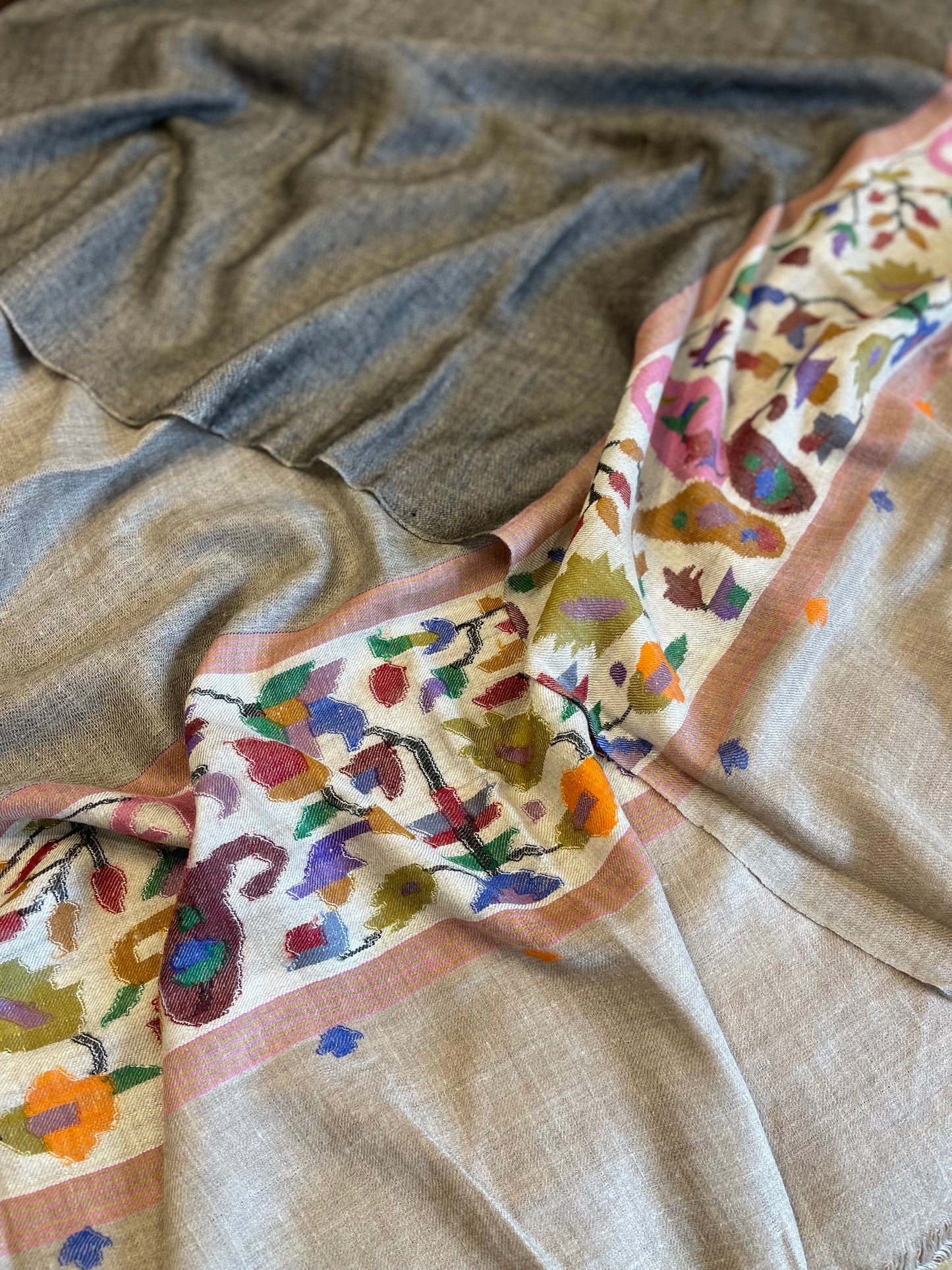 Reversible Gi kani palla pashmina shawl 9841