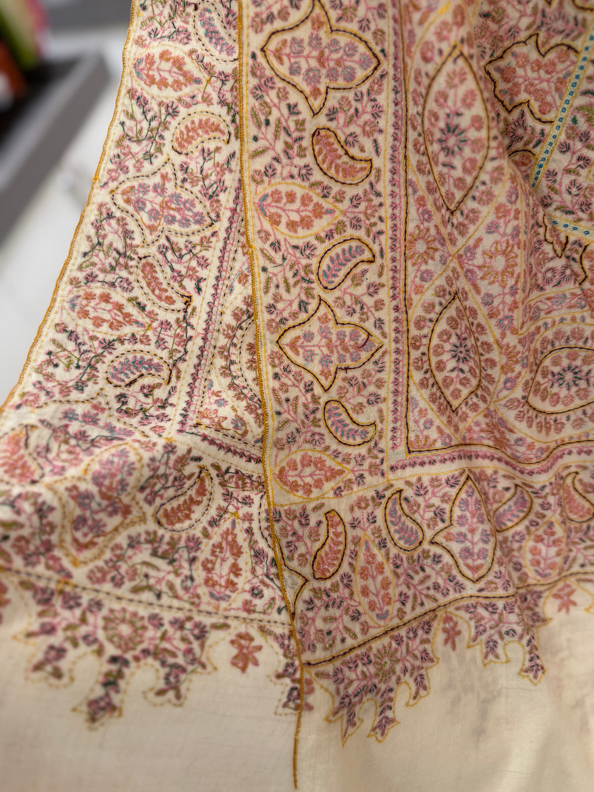 0279 pashmina Jamavaar shawl