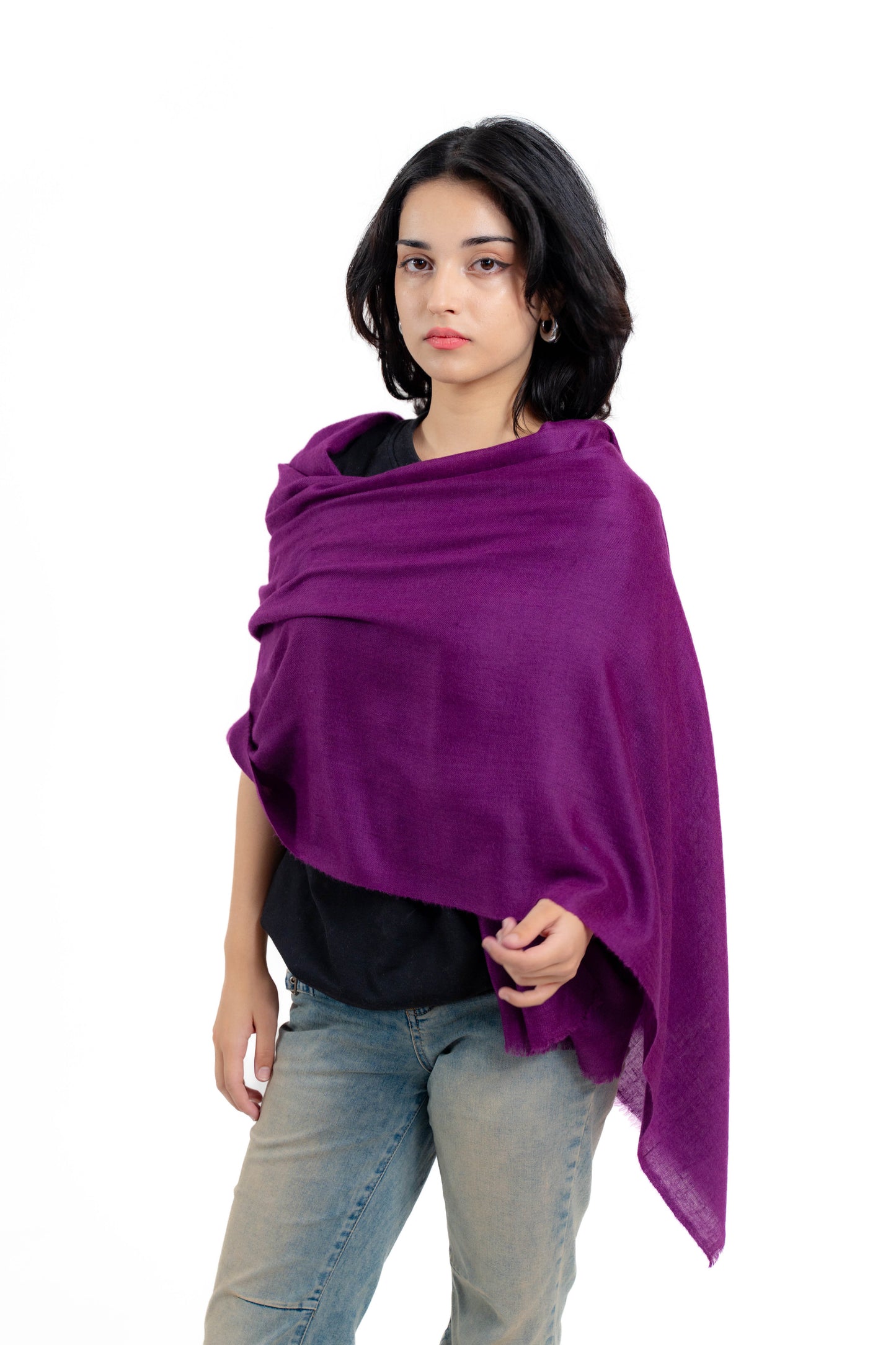 solid Pashmina Stole PSS009