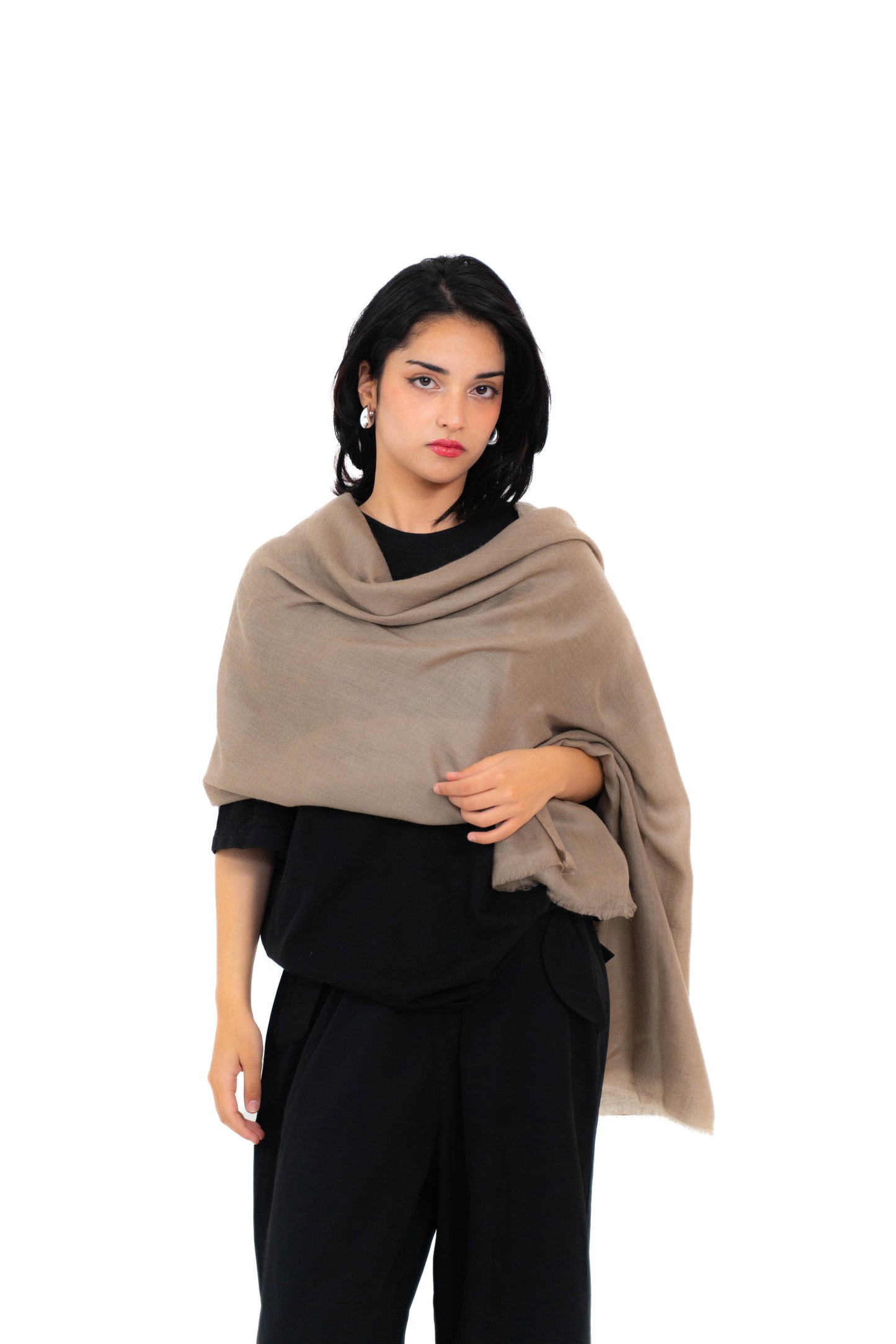 solid Pashmina Stole PSS001