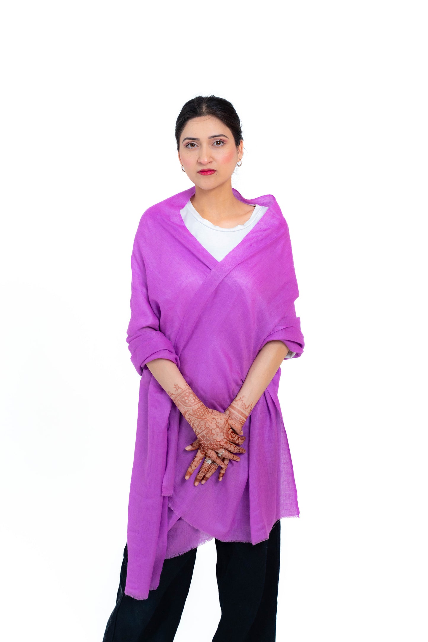 solid Pashmina Stole PSS015