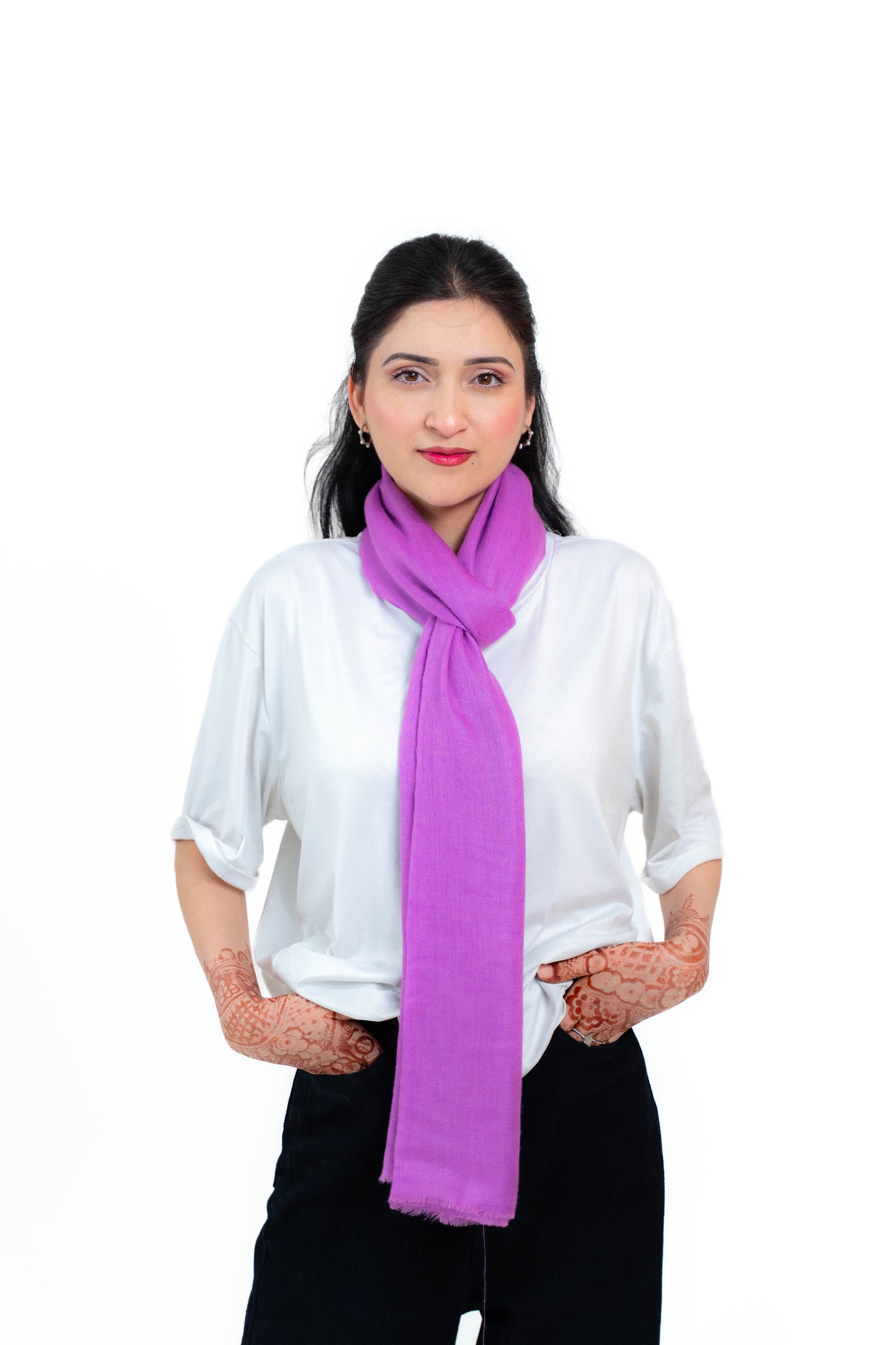 solid Pashmina Stole PSS015